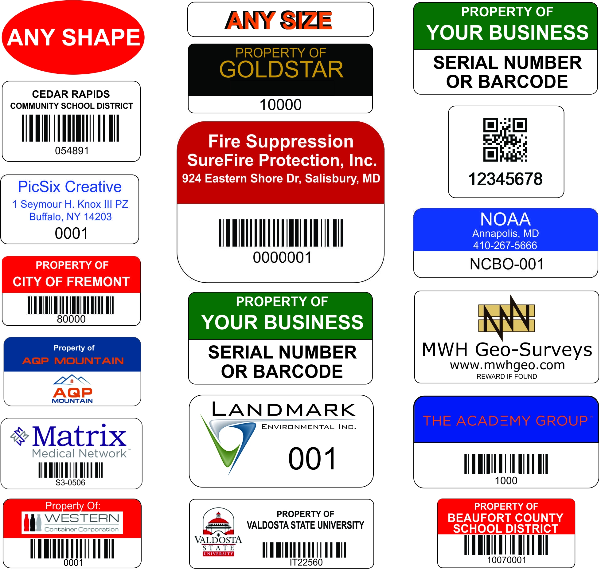 Get Free Asset Tags Samples Here Strong Asset Tags Have 3M Adhesive