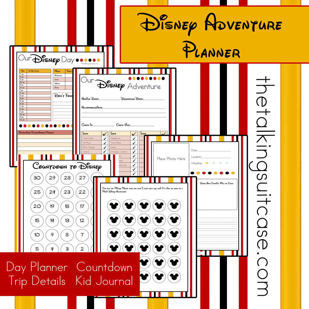 Free Disney World Printables