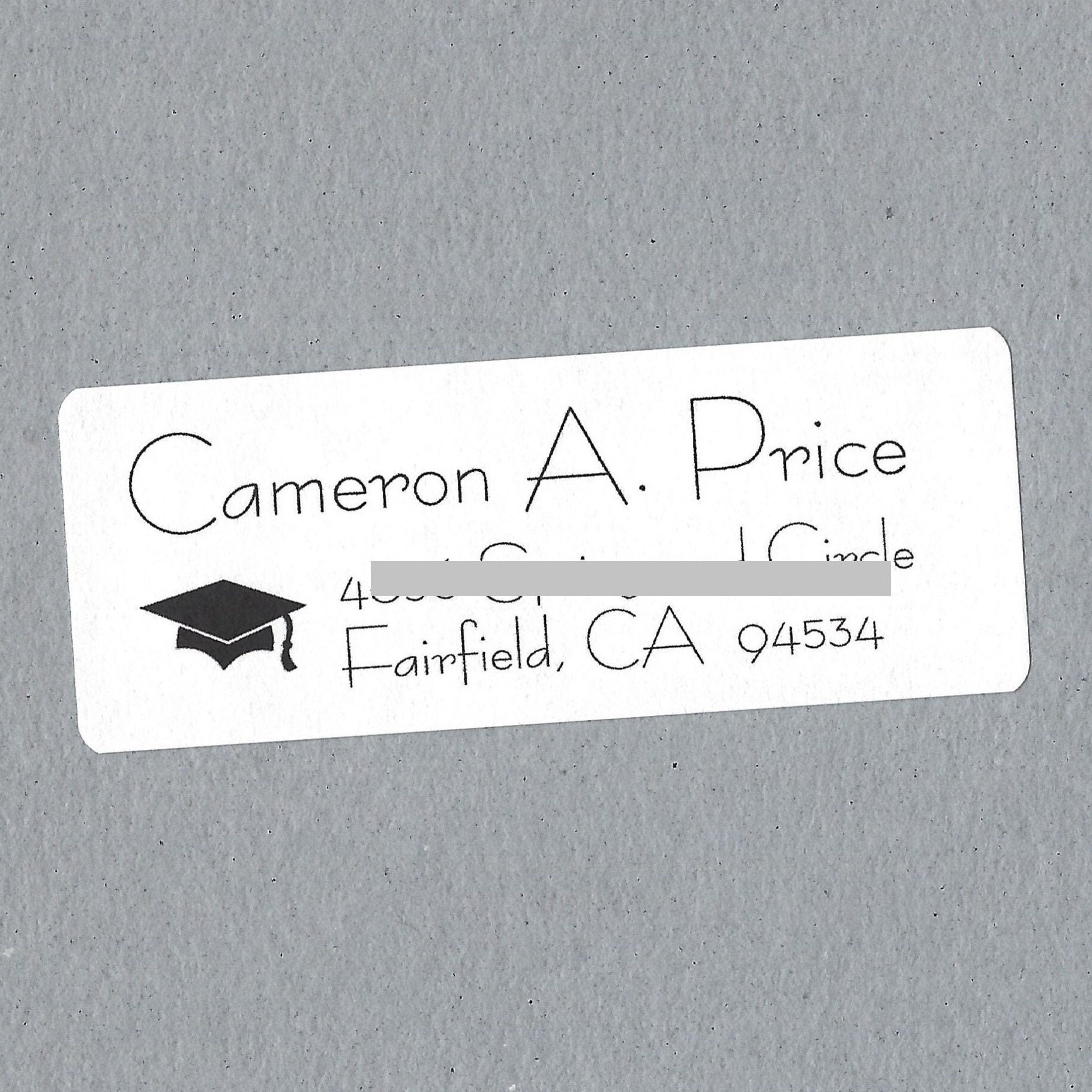 Graduation Return Address Labels 30 Per Sheet Graduation Invitation Labels Graduation Announcement Labels Graduation Envelope Labels Etsy