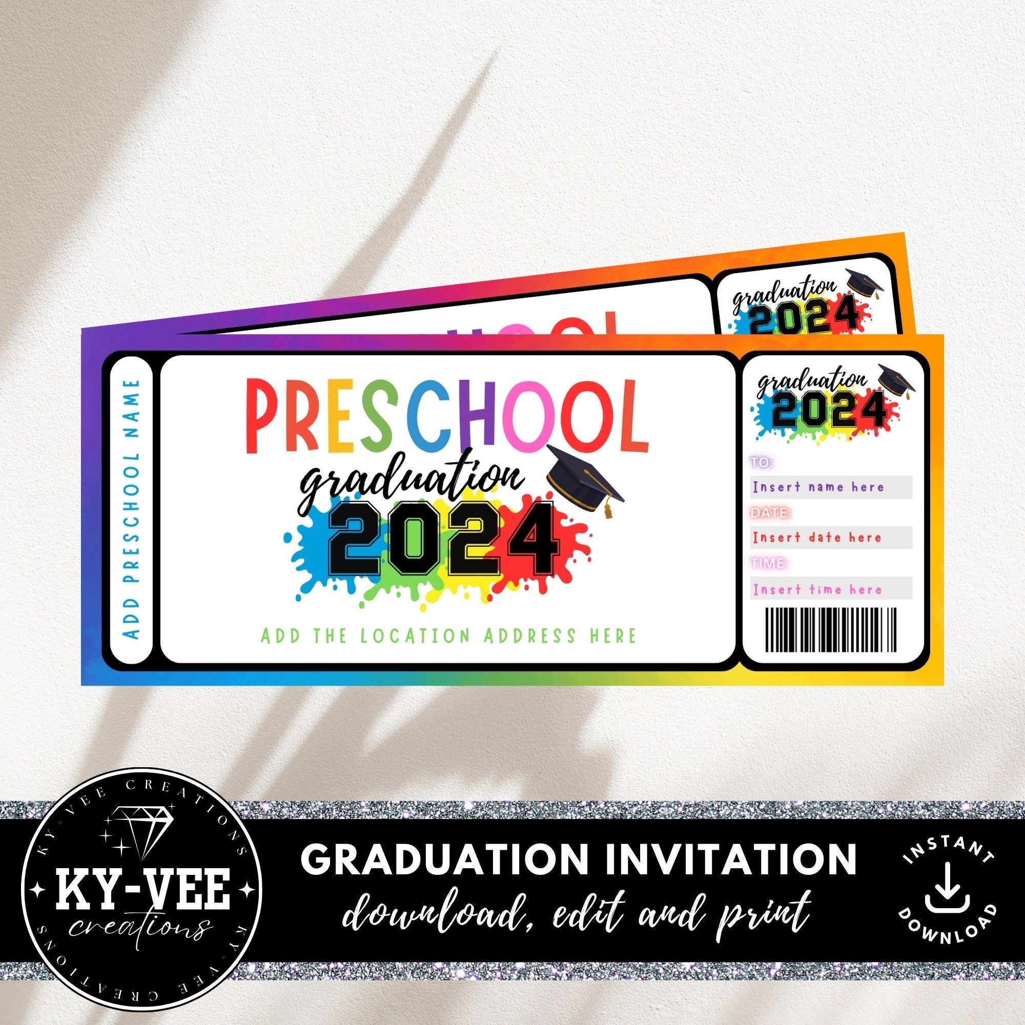 Free Printable Tickets Preschool
