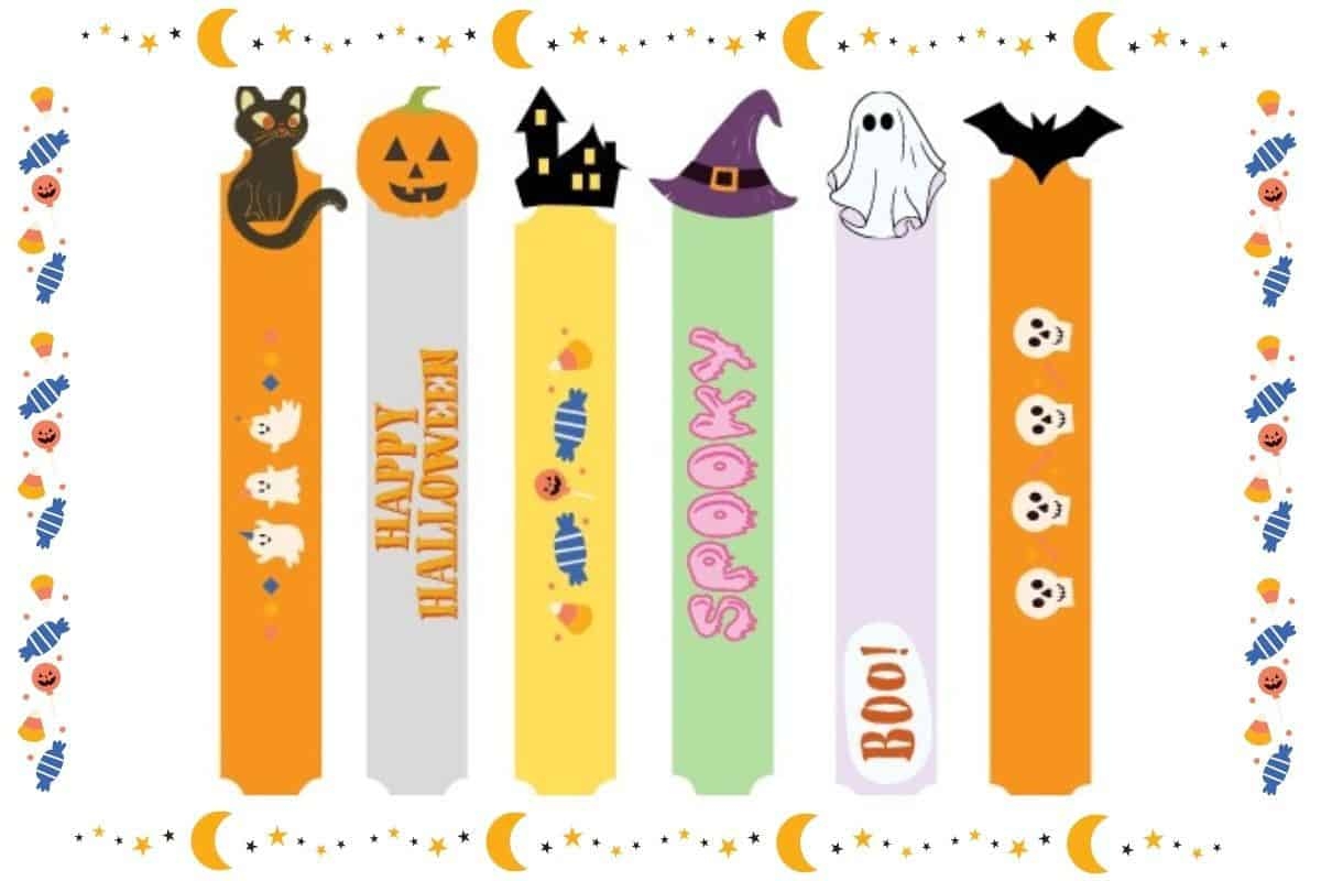 Halloween Bookmarks For Kids Printable The Wild Wild West Parenting Teaching Blog