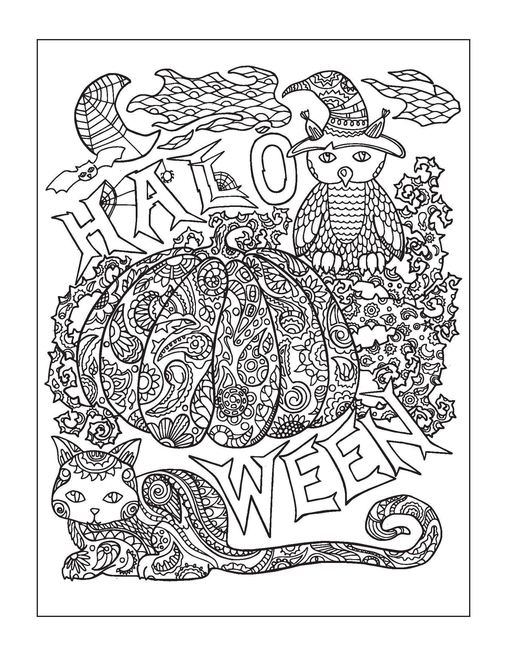 Halloween Coloring Pages For Older Kids Gift Of Curiosity