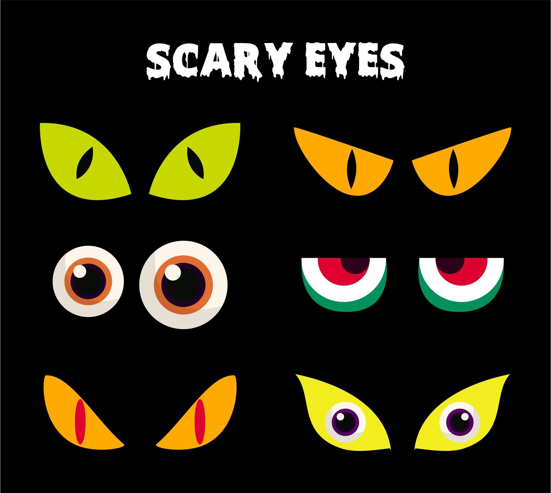 Halloween Eyes 15 Free PDF Printables Printablee