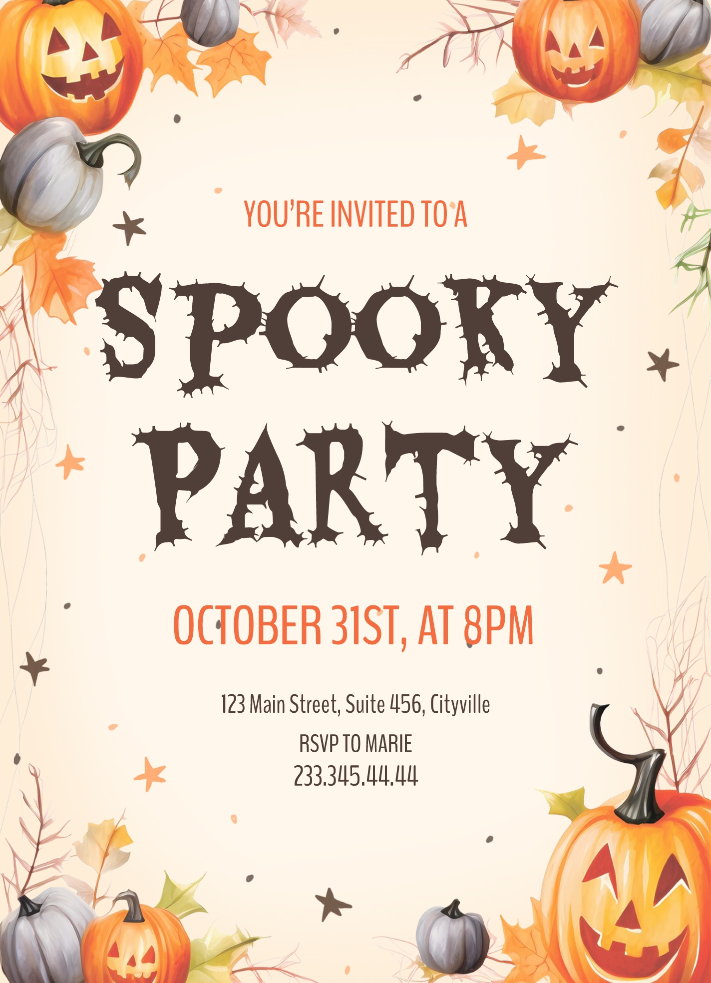 Free Halloween Invitation Printables