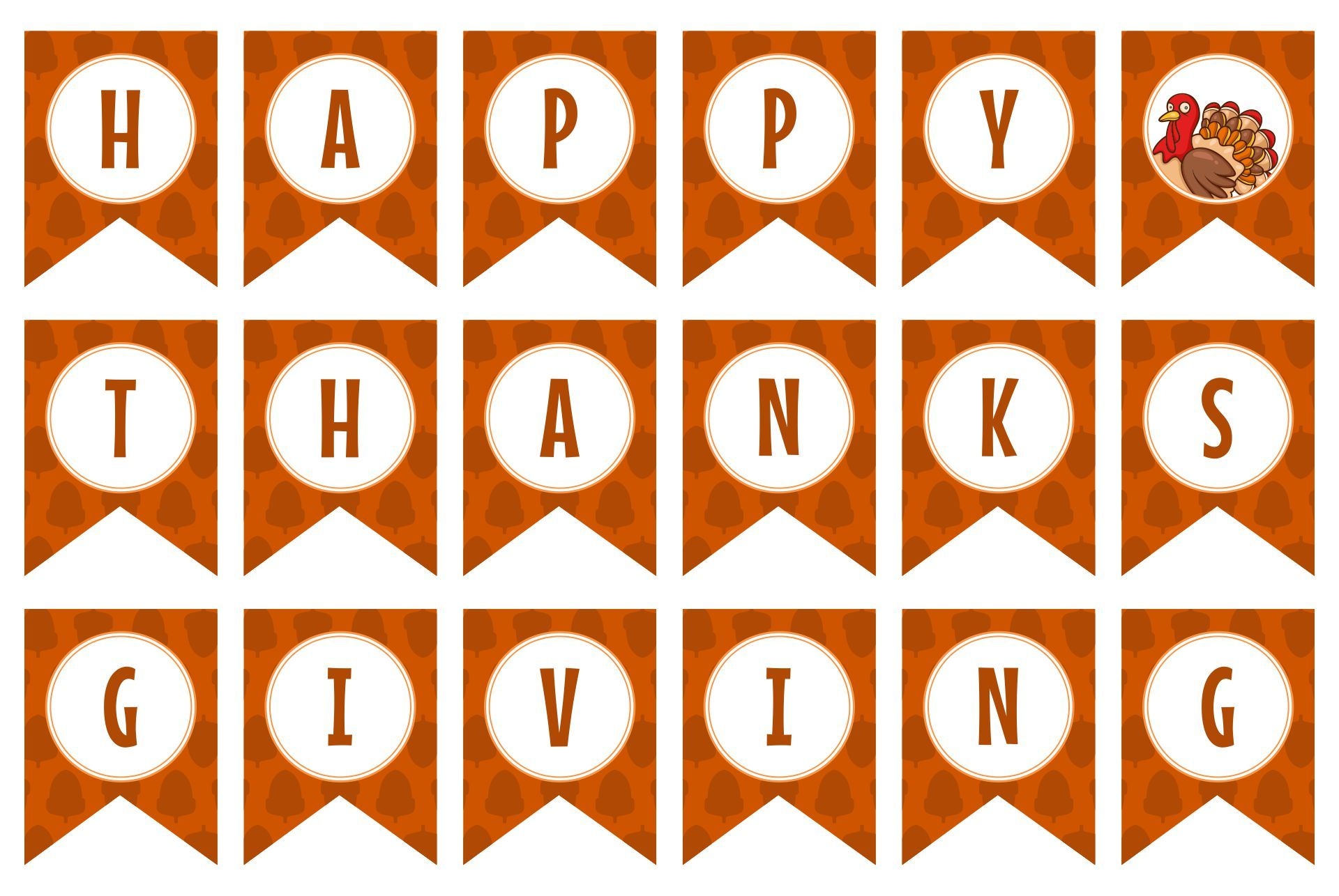 Happy Thanksgiving Banner 10 Free PDF Printables Printablee Thanksgiving Banner Printable Banner Printable Thanksgiving Crafts