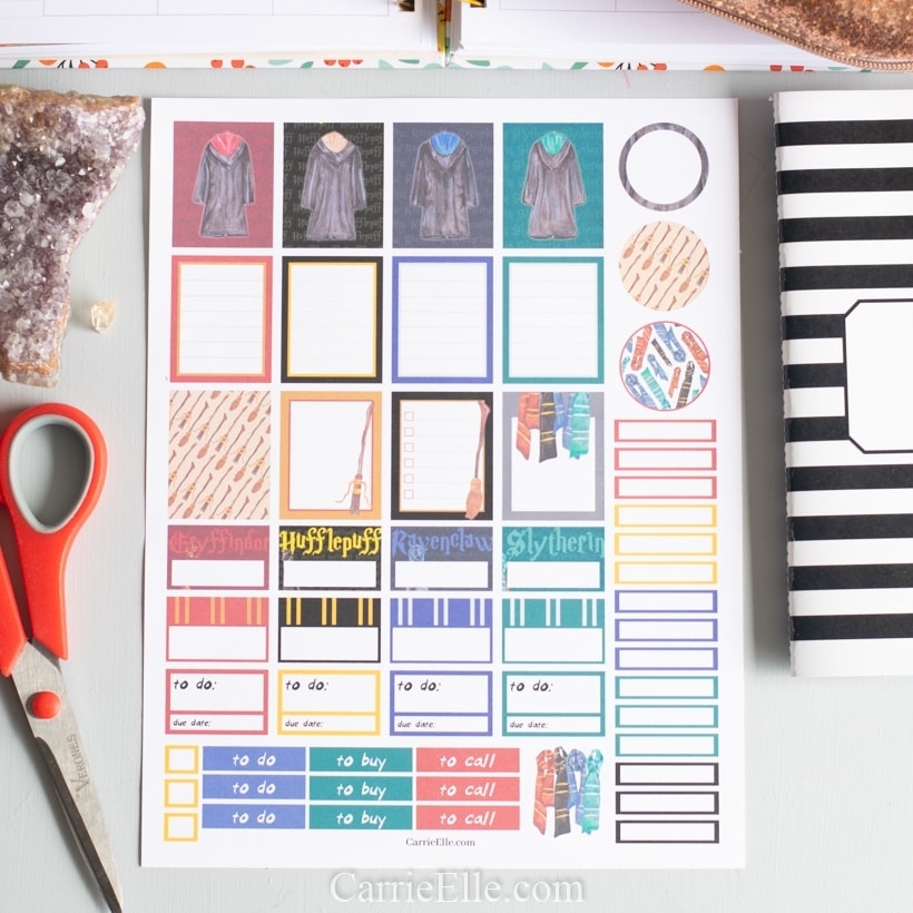 Free Printable Harry Potter Stickers