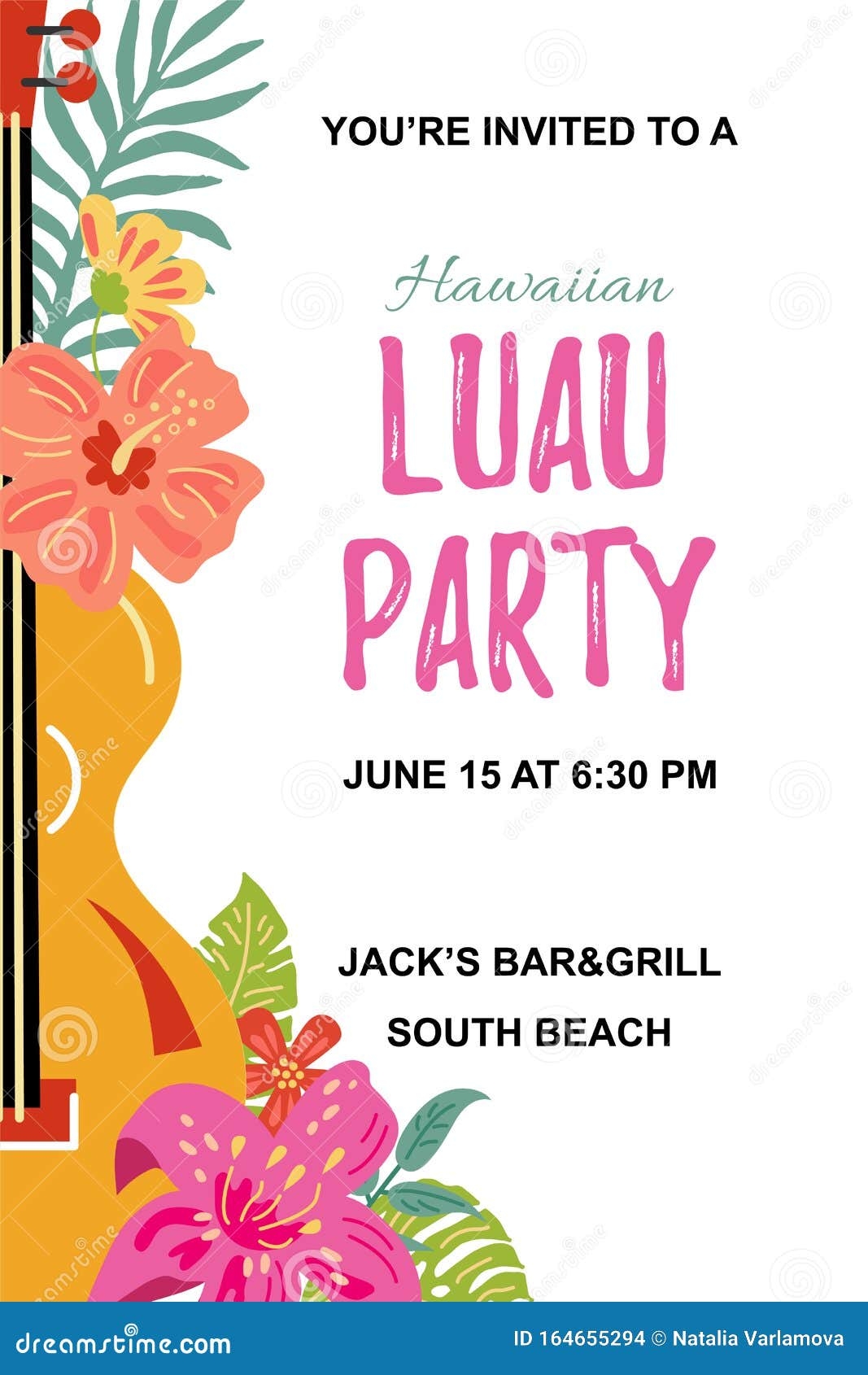 Hawaiian Luau Invitation Stock Illustrations 367 Hawaiian Luau Invitation Stock Illustrations Vectors Clipart Dreamstime