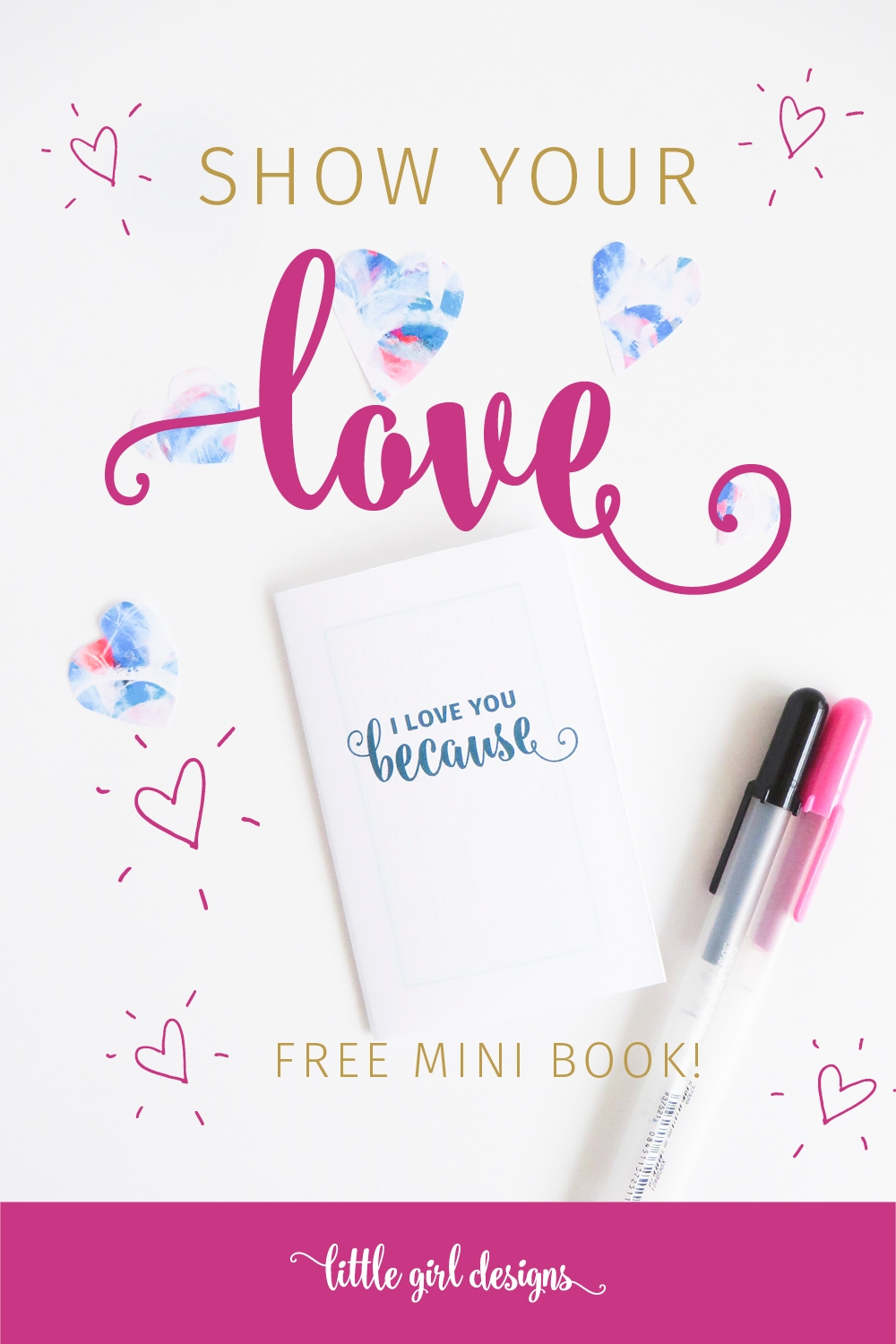Here s A Valentine s Day Mini Book For You Jennie Moraitis