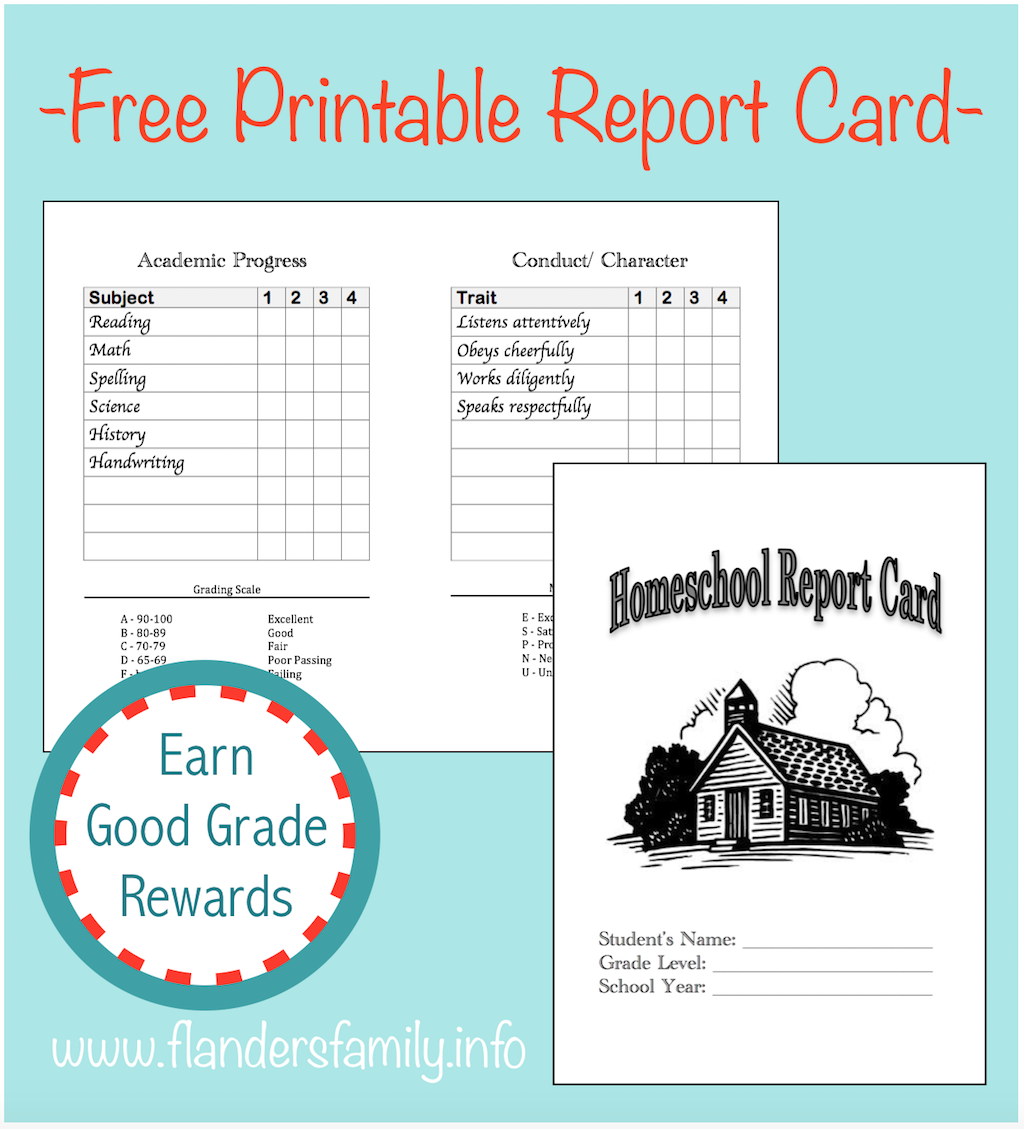 Homeschool Report Cards Flanders Family Home Life