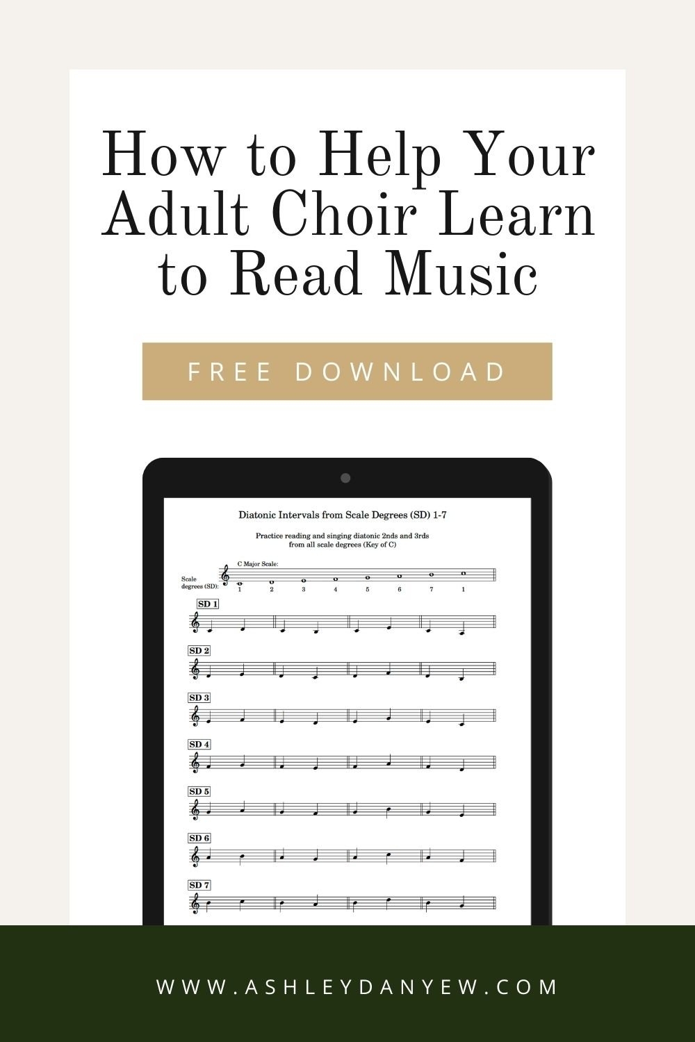 How To Help Your Adult Choir Learn To Read Music Ashley Danyew