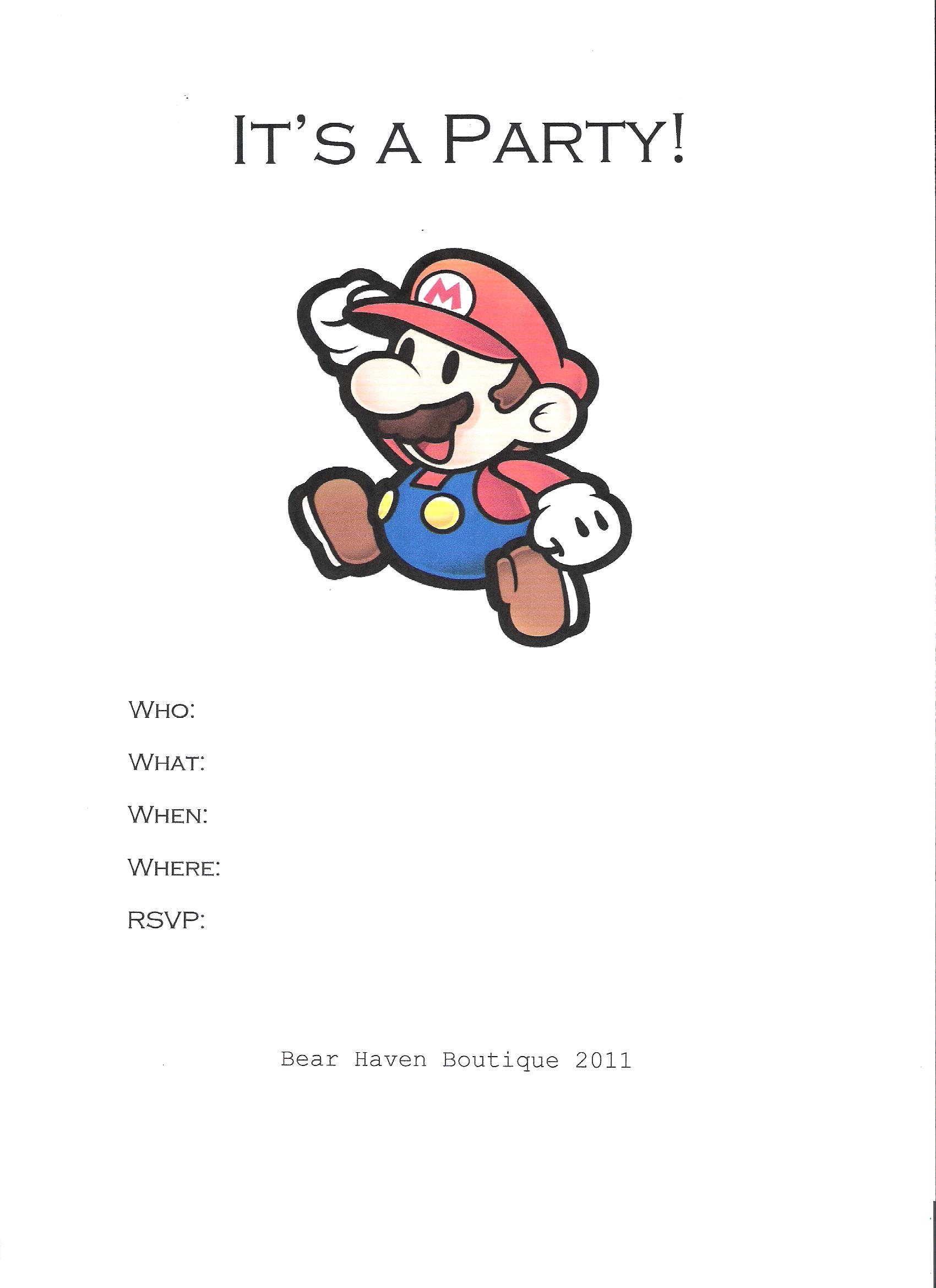 How To Host The Most Amazing Super Mario Party For Your Kids 