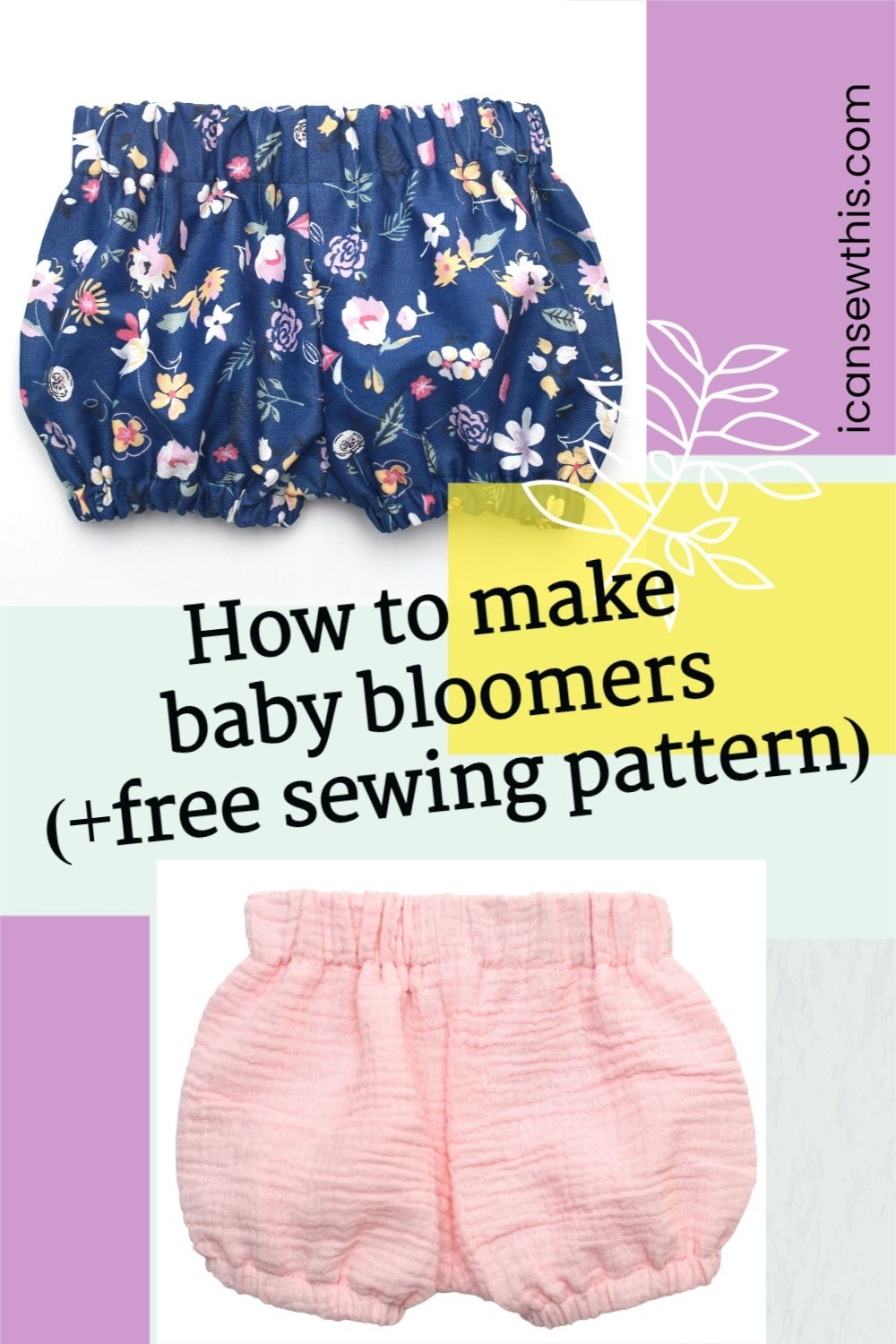 Free Toddler Bloomer Printable