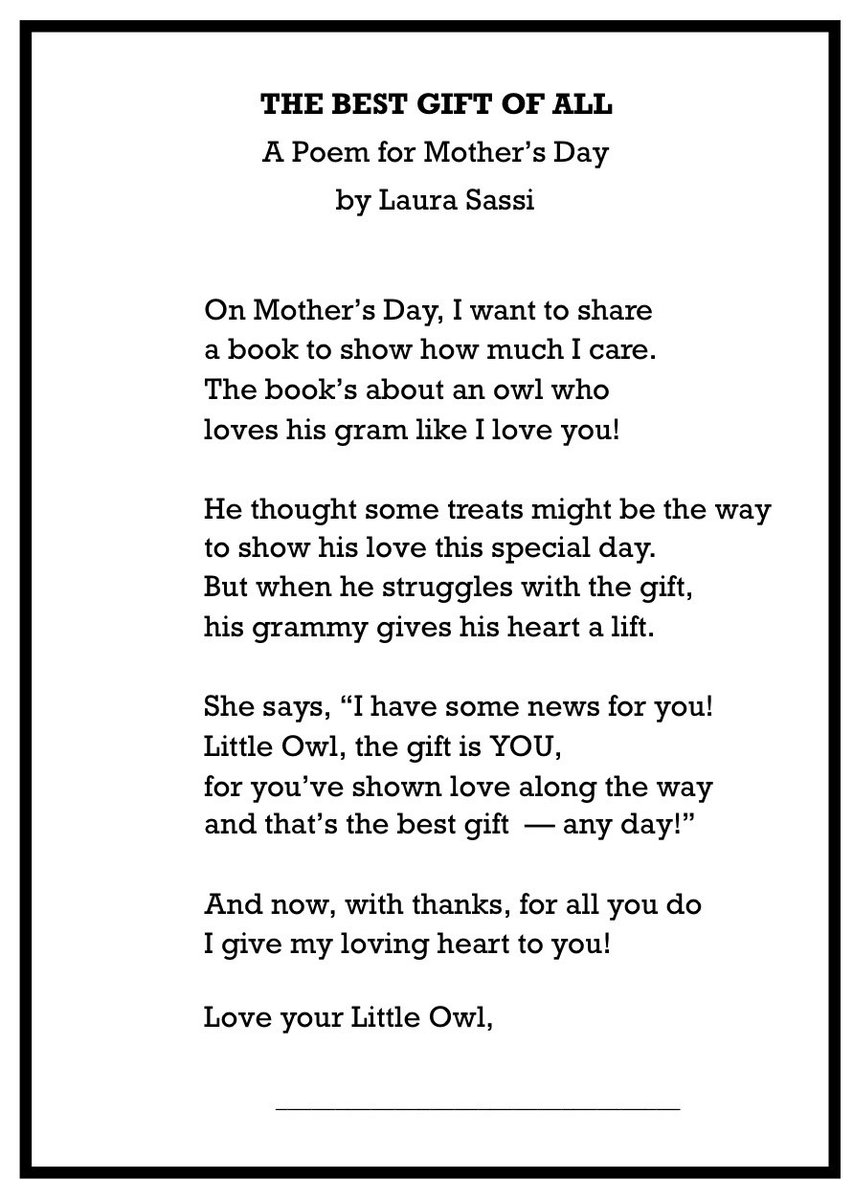 Laura Sassi On X FREE PRINTABLE Mother s Day Poem To Go With My Book LOVE IS KIND Zonderkidz Use As A Book Plate Or As Inside Text For A Mother s Day Card 