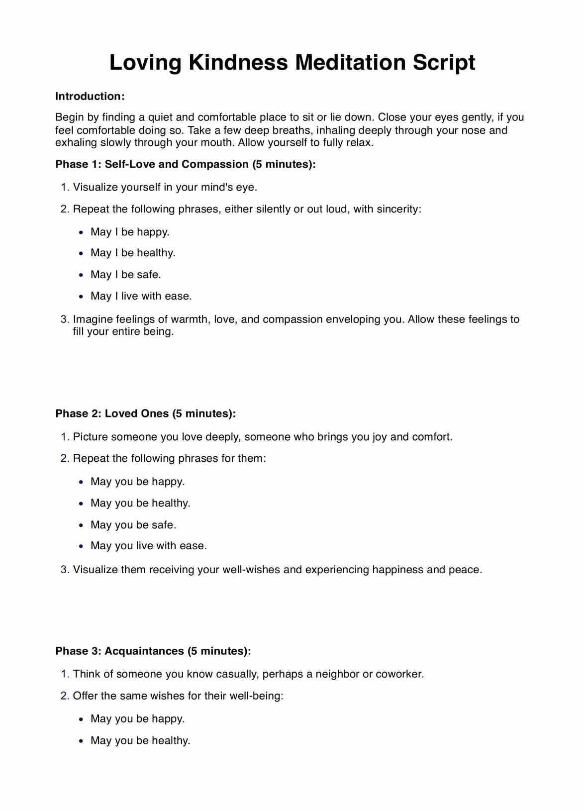 Free Printable Guided Imagery Scripts