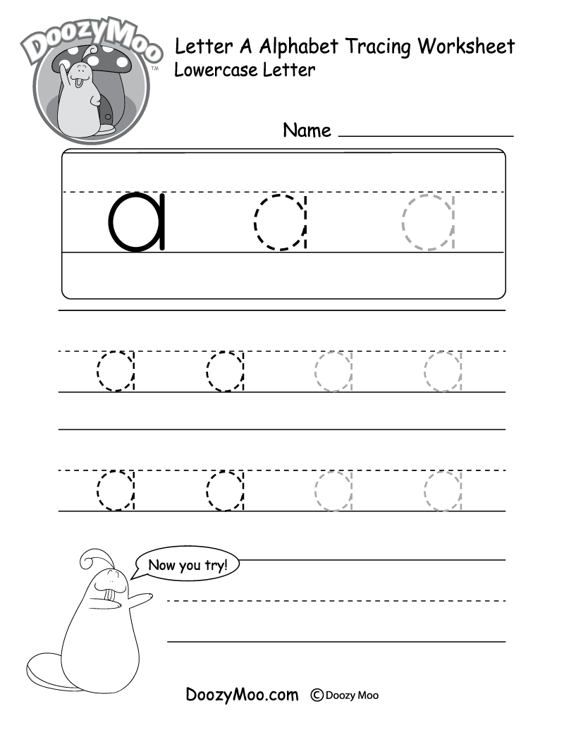 Free Printable Alphabet Tracing