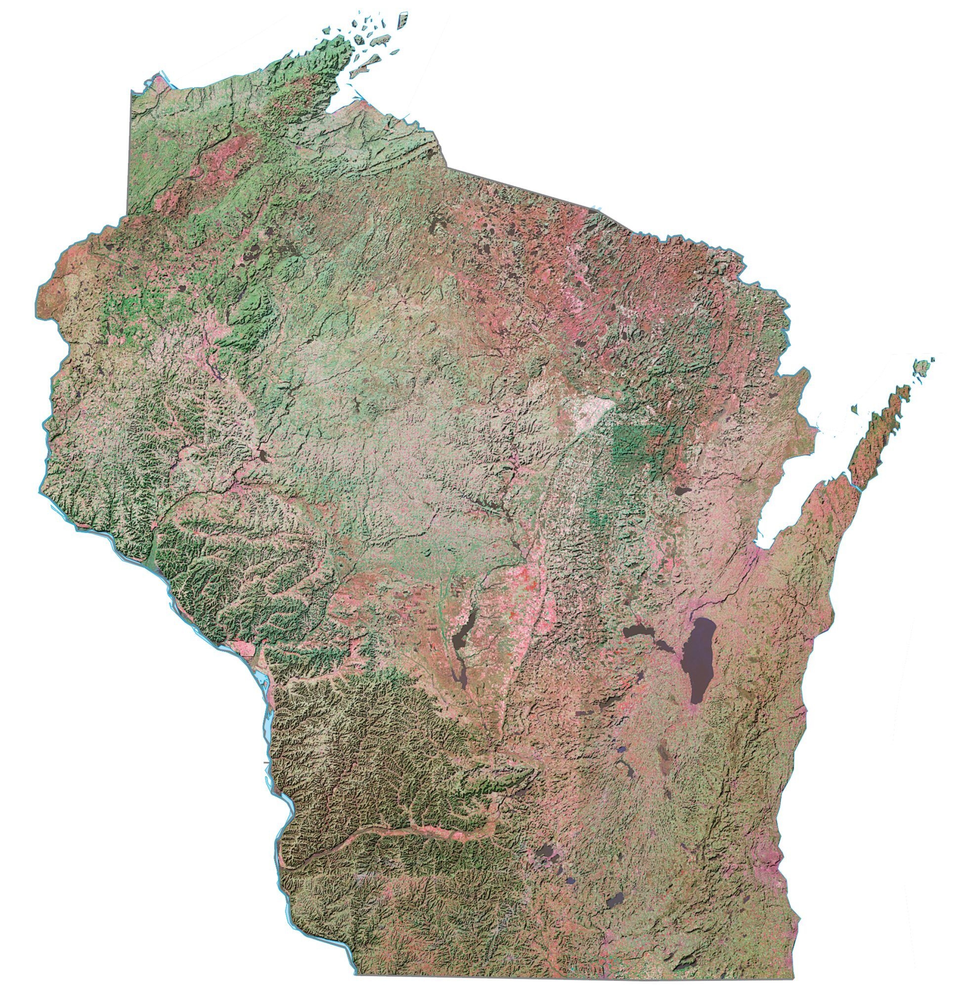 Map Of Wisconsin Cities And Roads GIS Geography