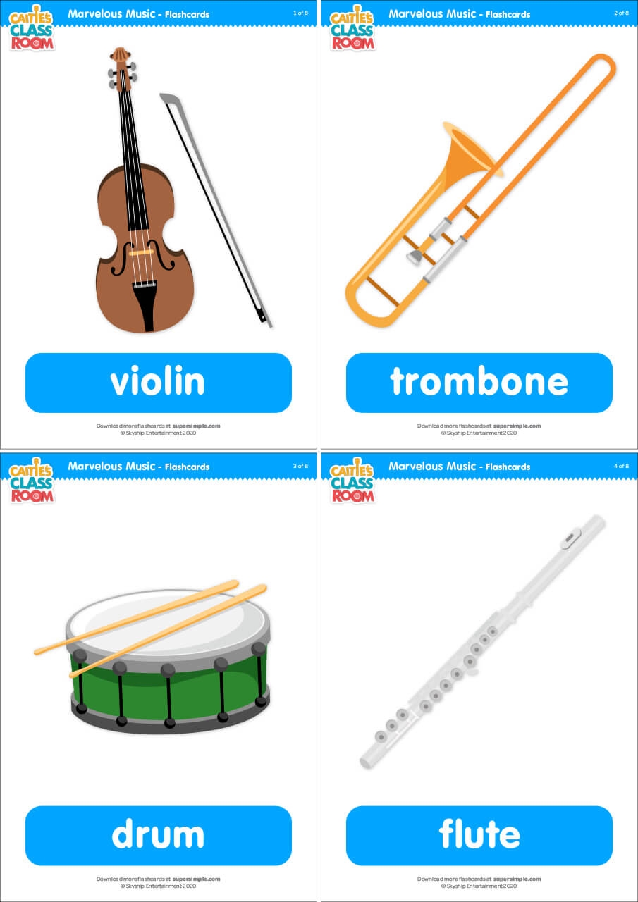 Free Printable Music Flashcards