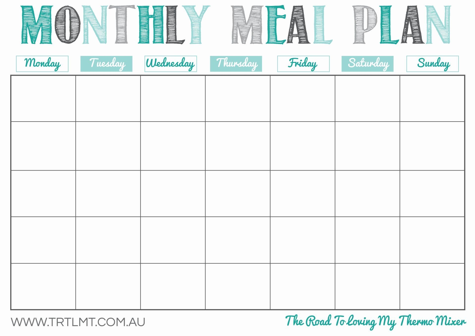 Meal Planning Template 10 Free PDF Printables Printablee