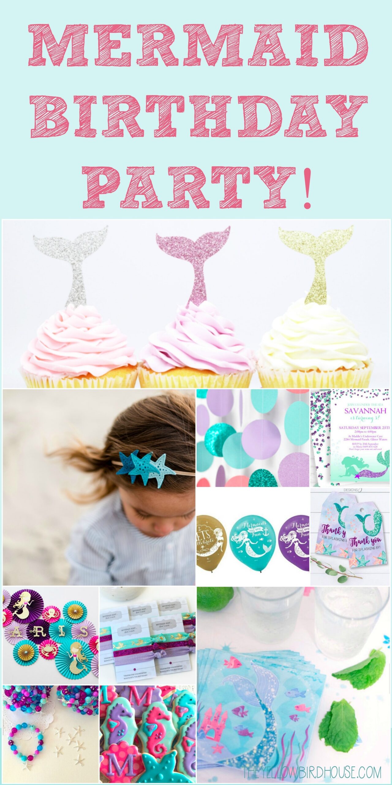 Mermaid Birthday Party Everything You Need For A Nautical Bash