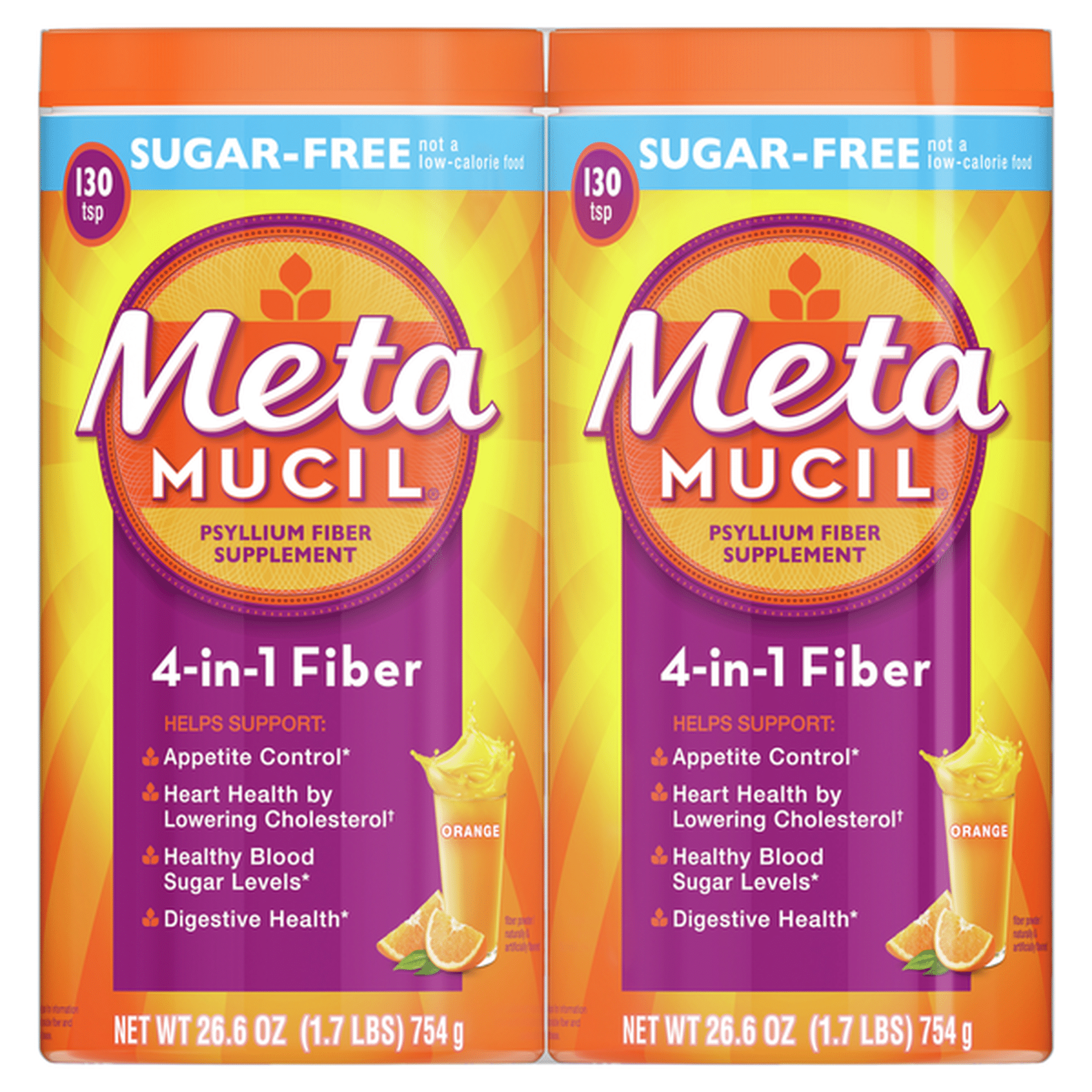 Metamucil Sugar Free 4 in 1 Fiber For Digestive Health 260 Tsps 26 6 Oz Delivery Or Pickup Near Me Instacart