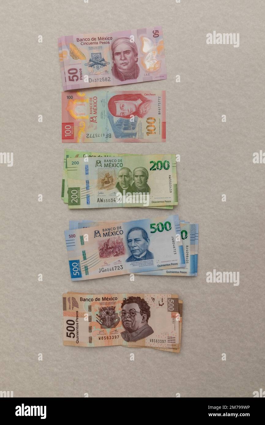 Mexican 50 Peso Bill Hi res Stock Photography And Images Alamy