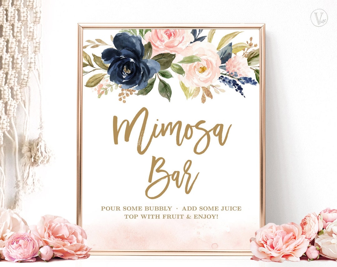 Mimosa Sign Free Printable