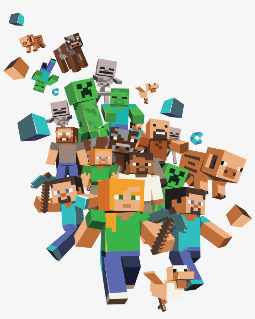 Minecraft Characters Png Minecraft Png Free Transparent PNG Download PNGkey