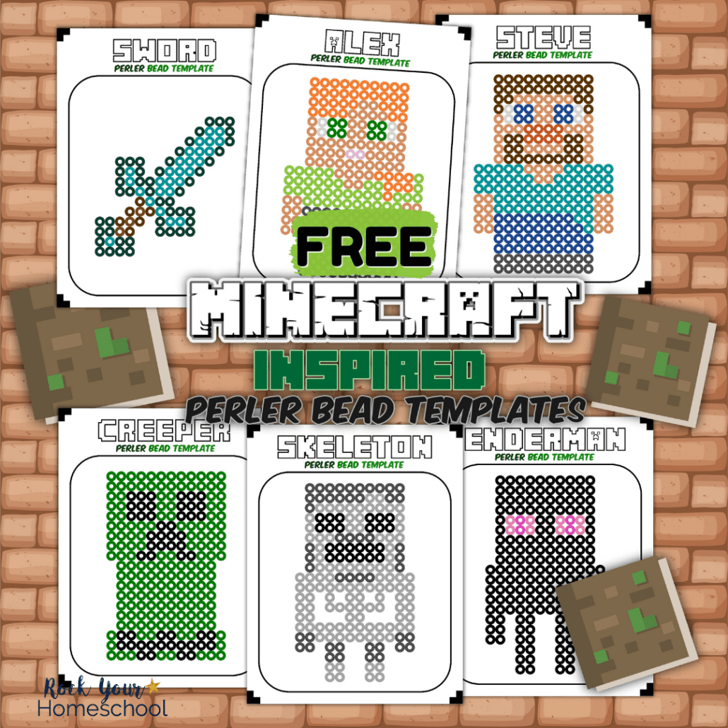 Minecraft Bubbles Free Printable