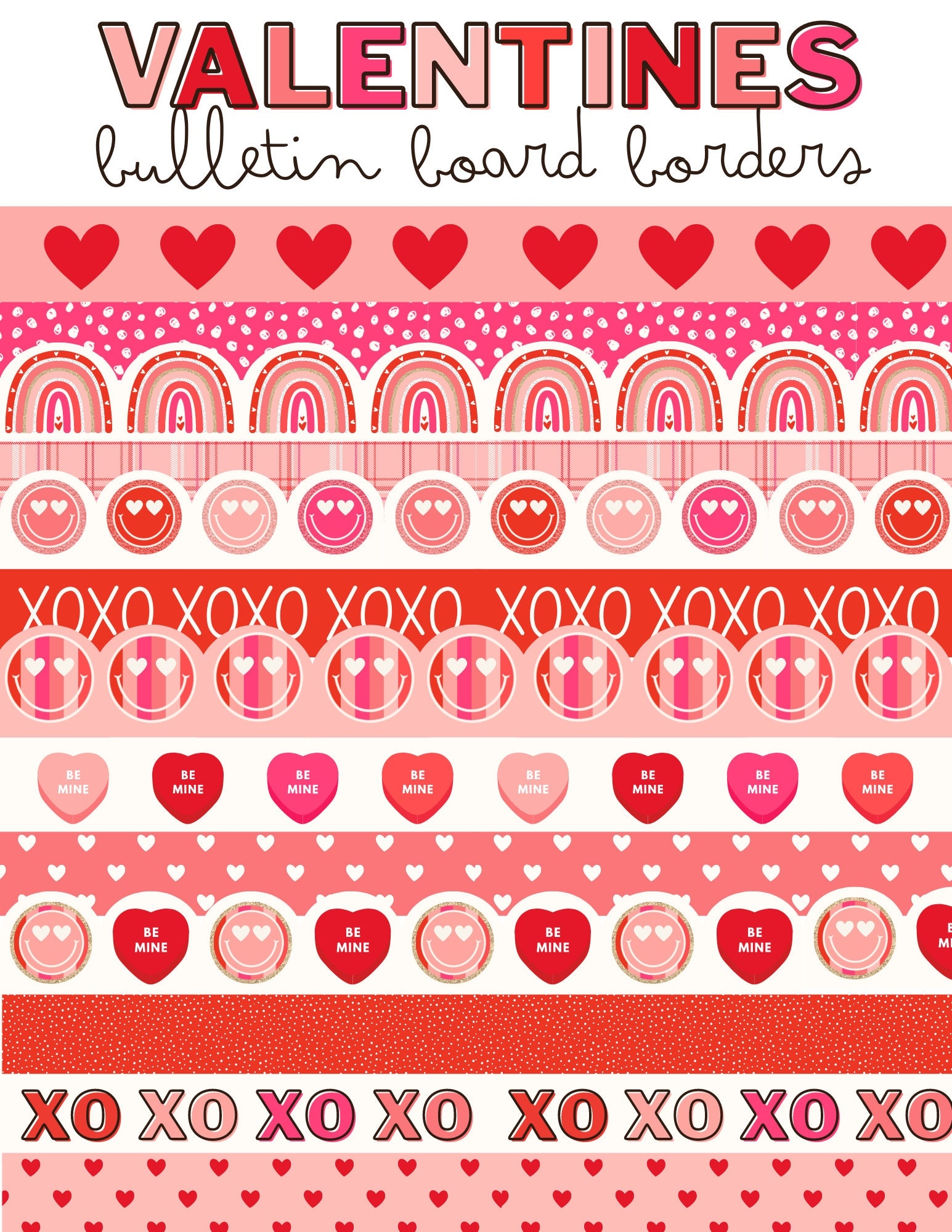 Valentine Borders Free Printable