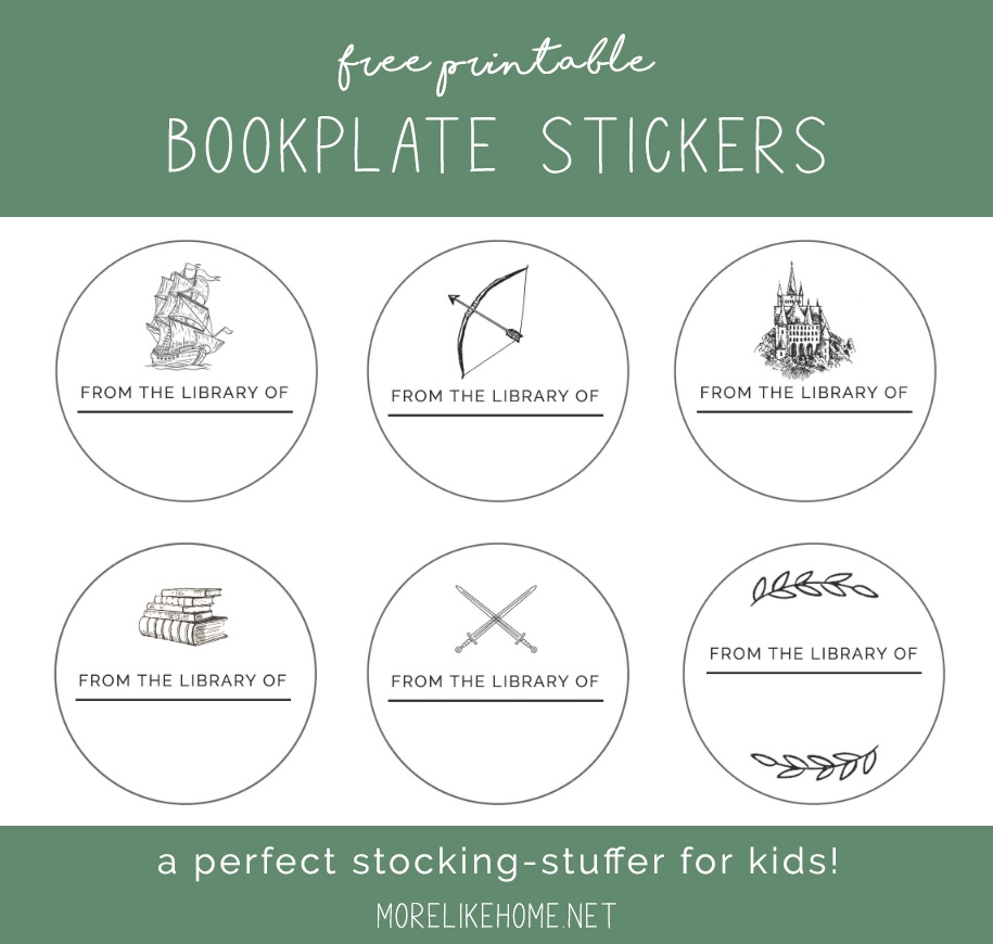 Free Printable Book Plates