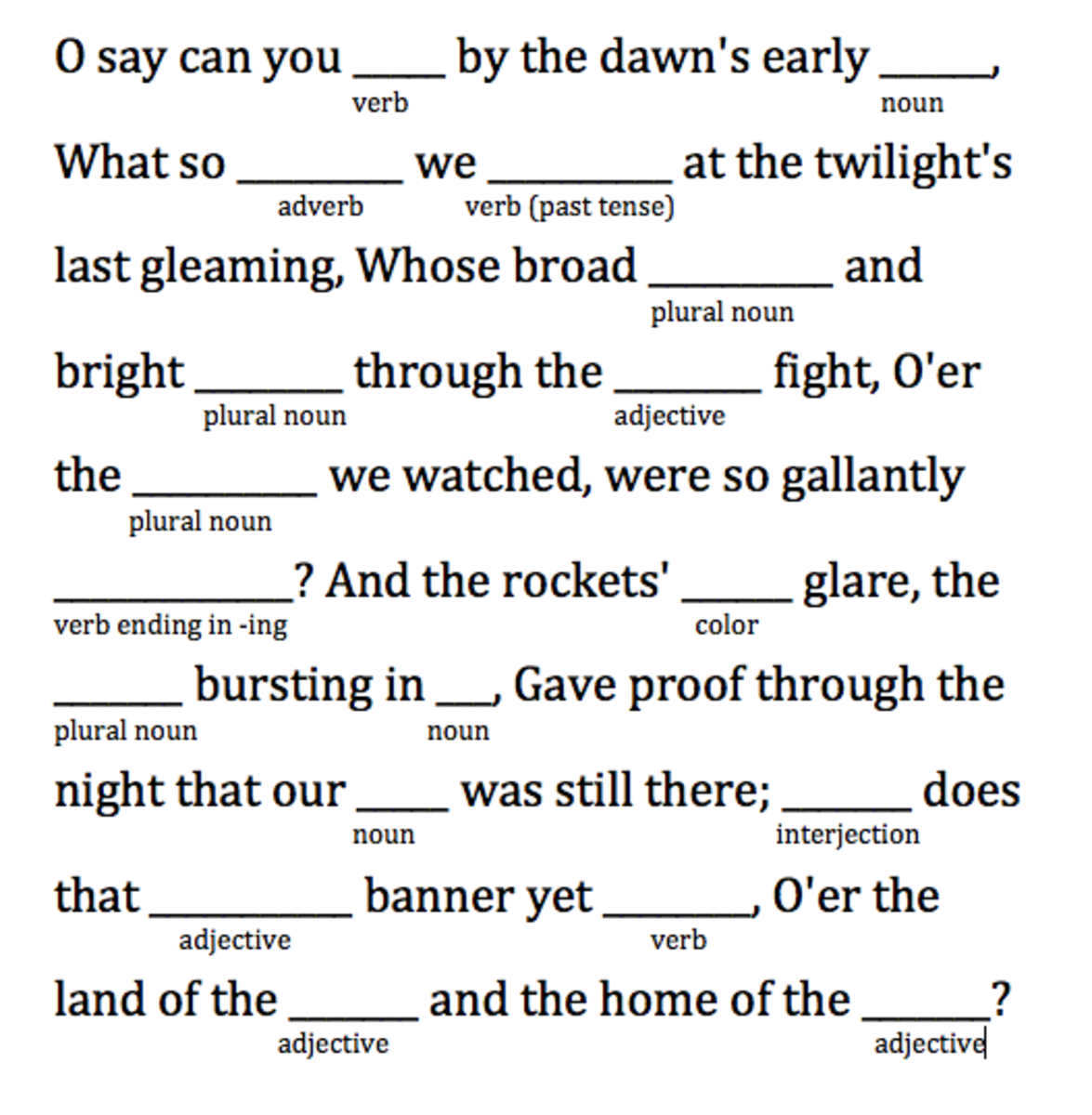 Moses Basket Bush Mad Lib Worksheets Library