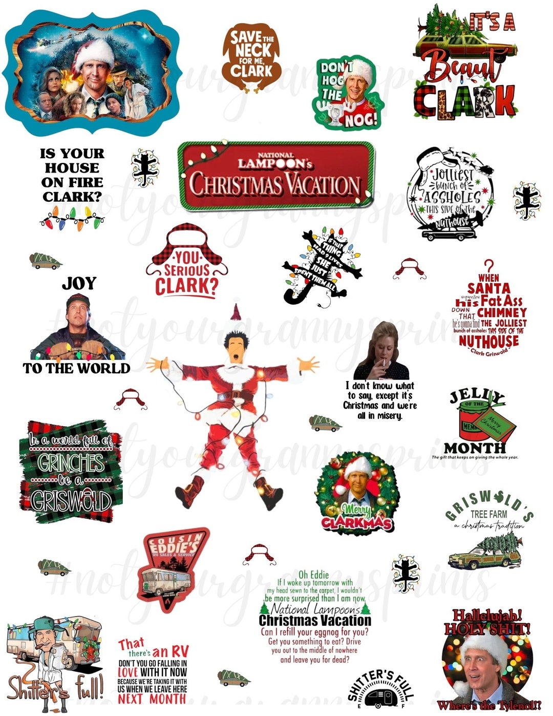 National Lampoon s Christmas Vacation PNG Digital Download Etsy