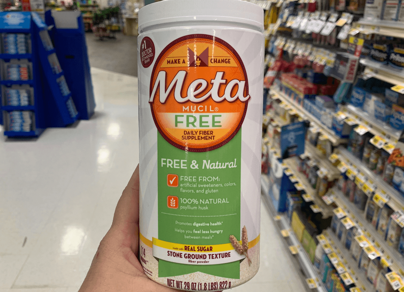 New 4 1 Metamucil Free Fiber Supplement Coupon Rite Aid Deal Living Rich With Coupons 