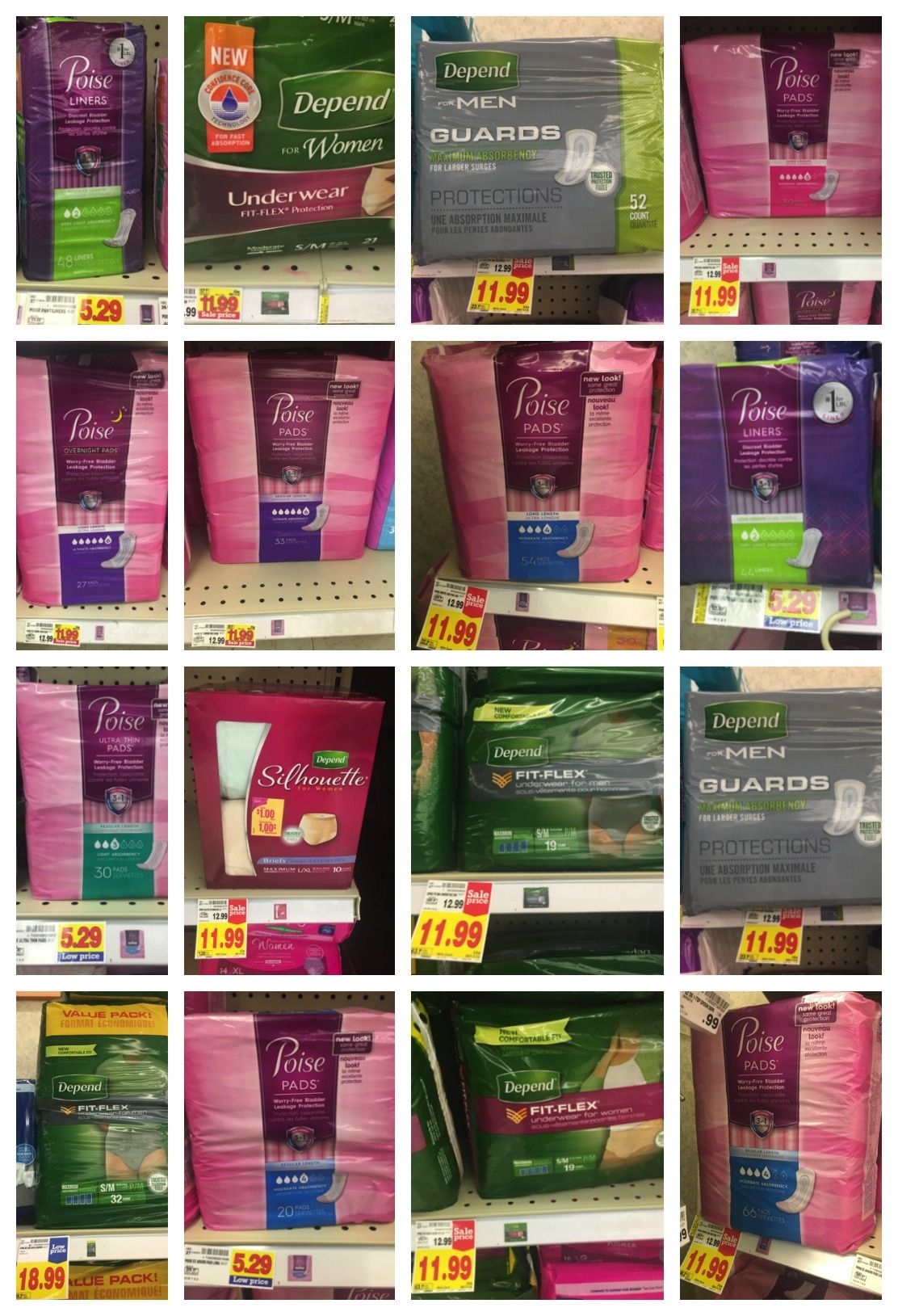NEW Poise Depends Coupons Kroger Deals Kroger Krazy