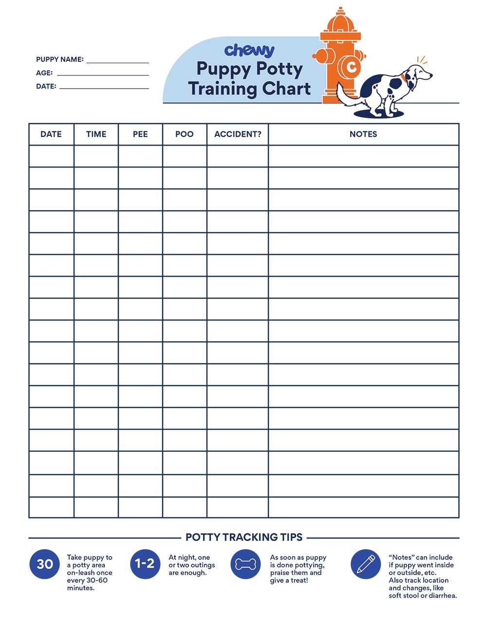 Free Printable Dog Training Worksheets