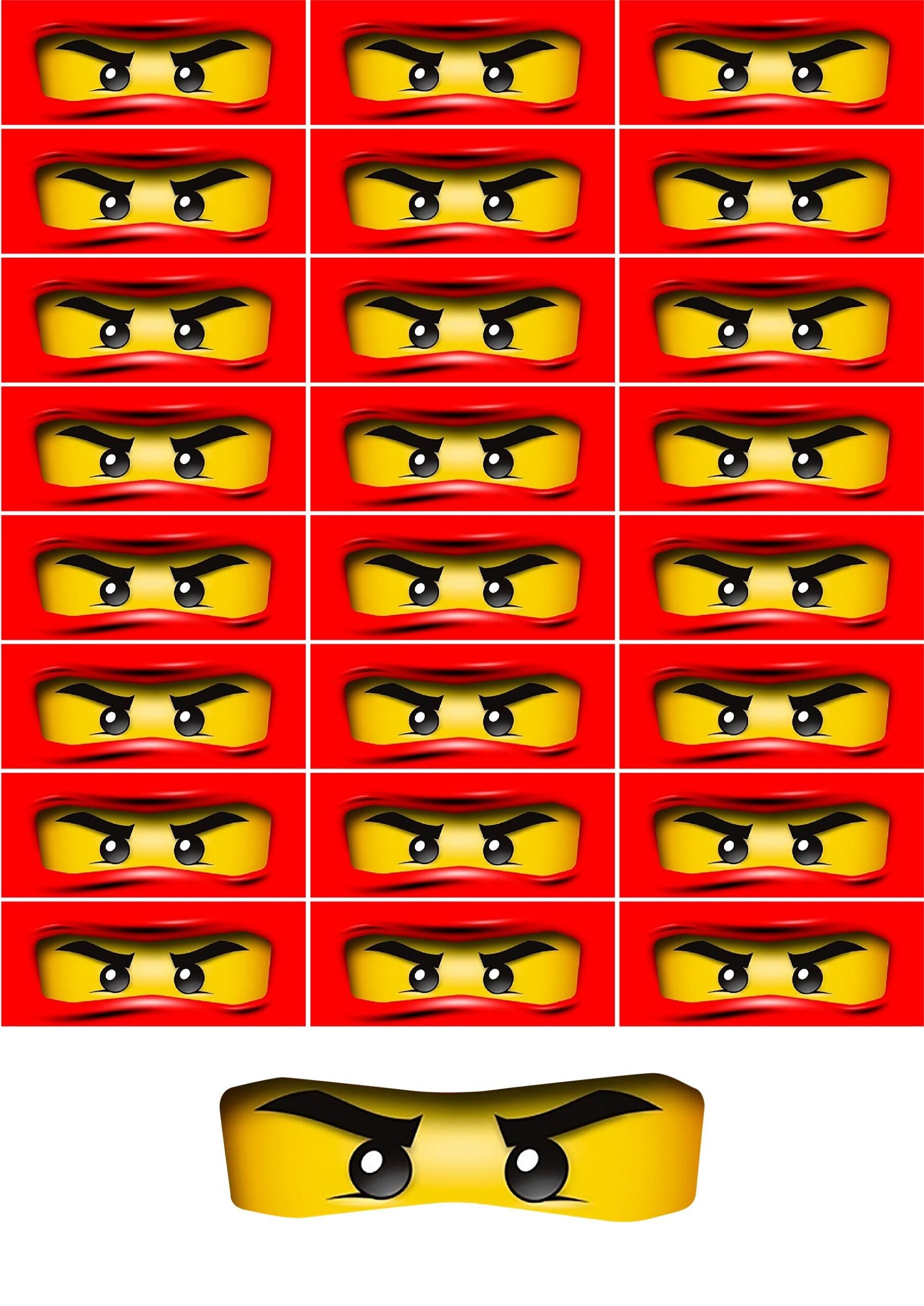 Ninjago Party 12 Free PDF Printables Printablee
