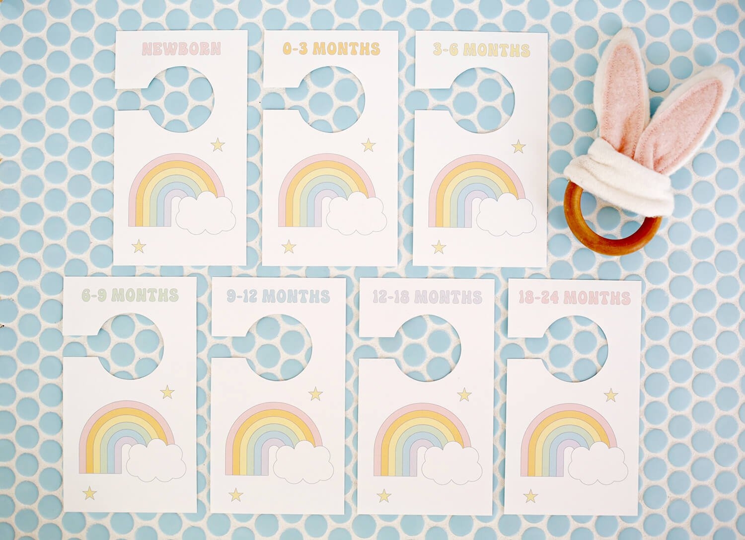 Free Printable Baby Closet Dividers
