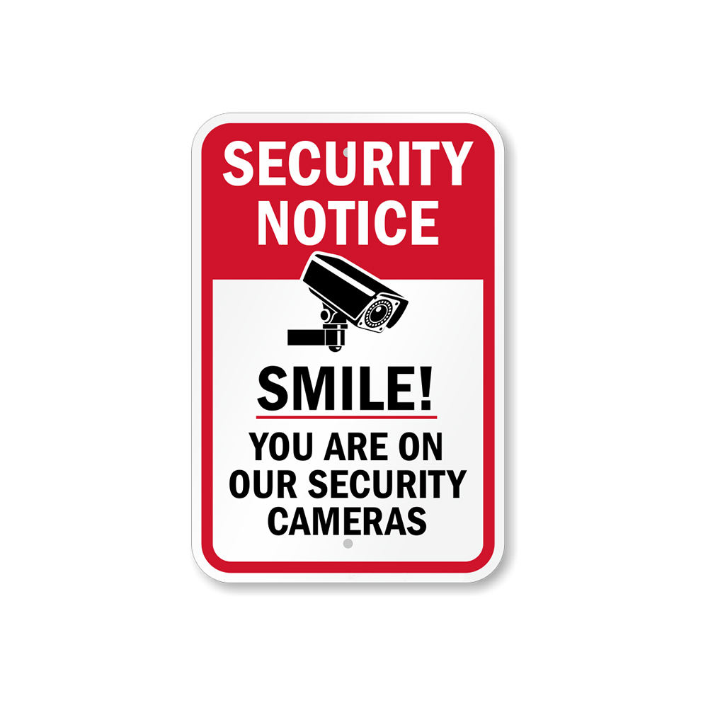 Video Surveillance Signs Printable Free