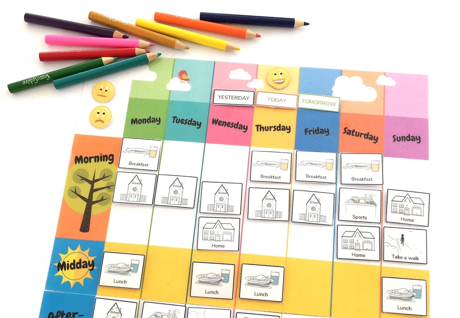 Our Weekly Planner To Print For Free For Your Kids Kidslife