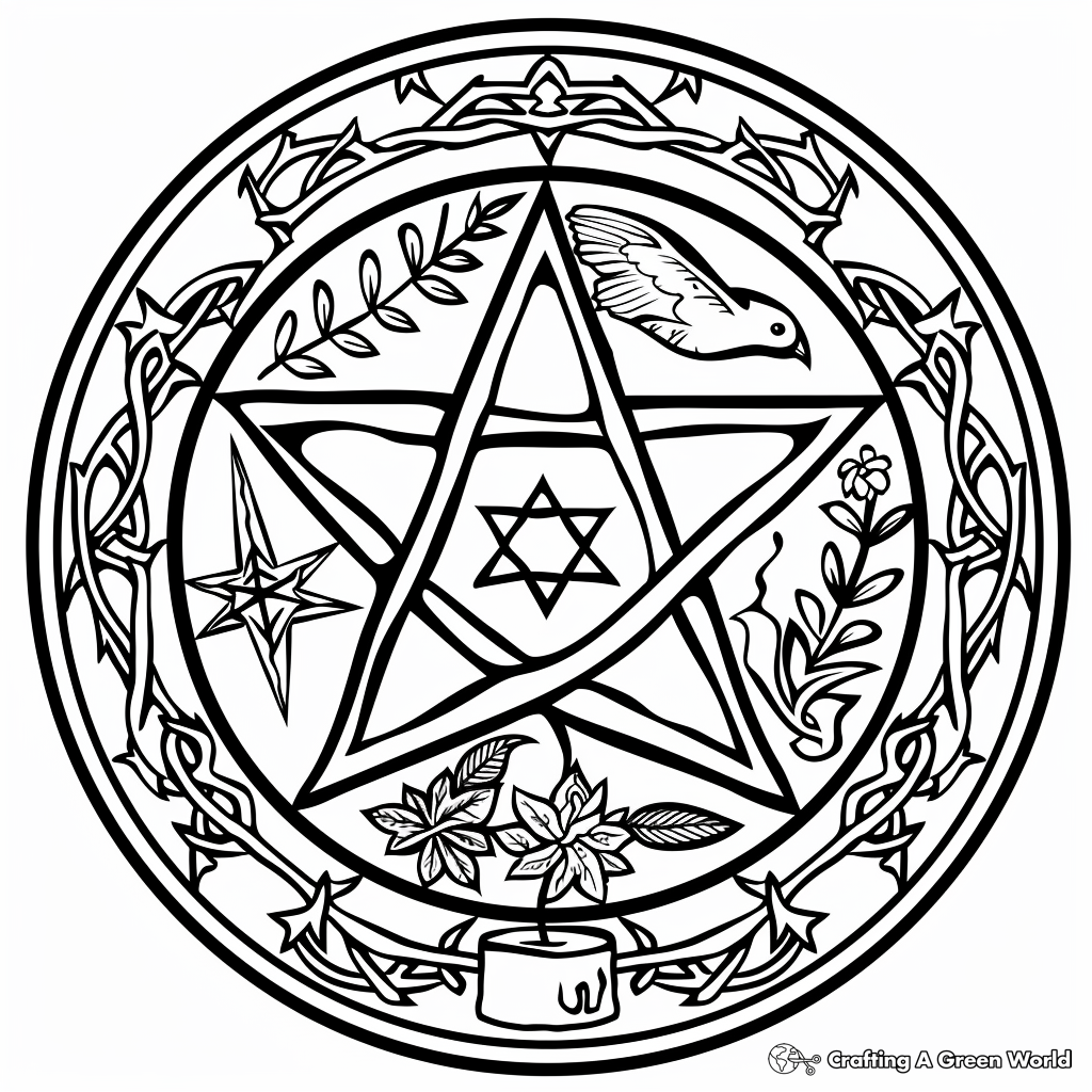 Pagan Coloring Pages Free Printable 
