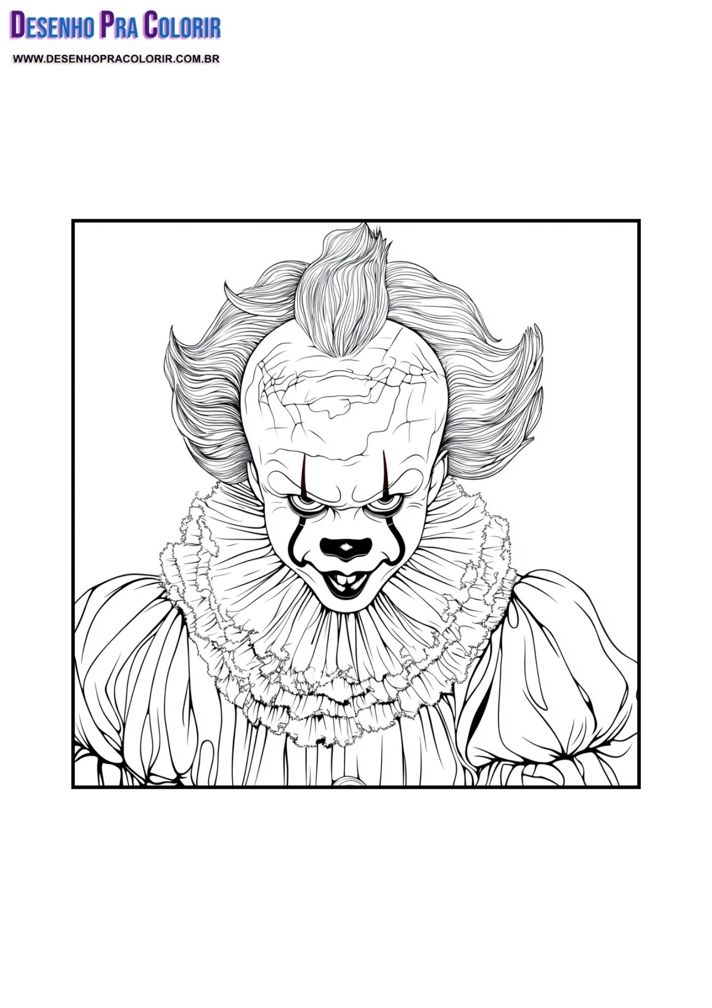Pennywise Coloring Pages 40 Drawings To Print And Color