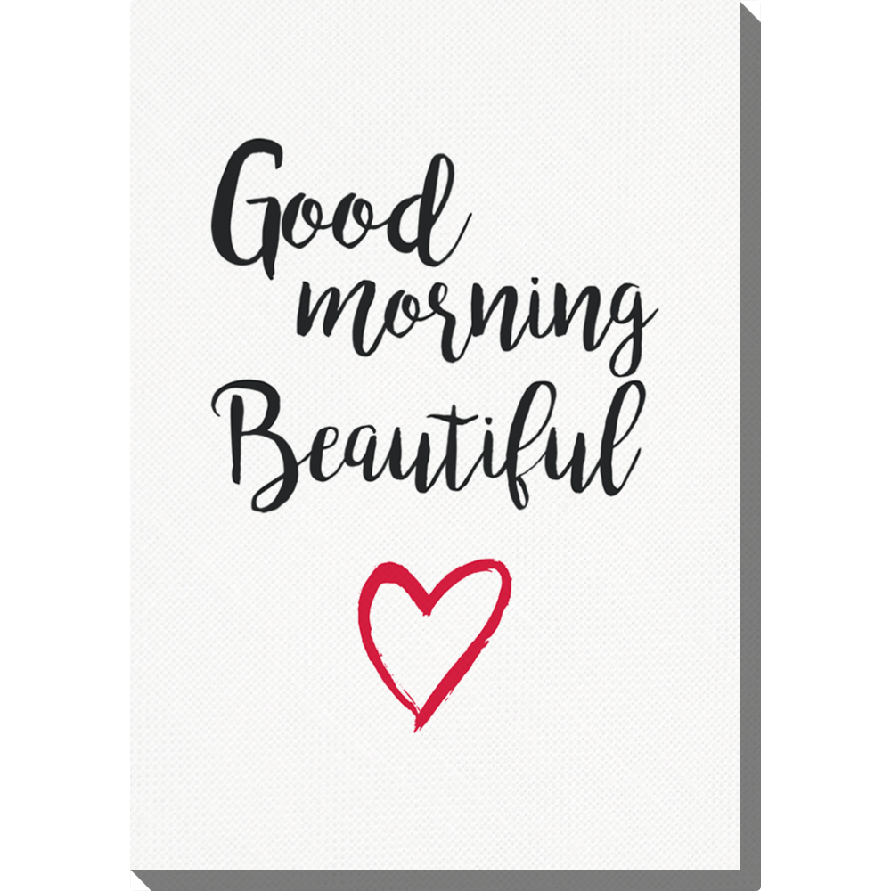 Good Morning Beautiful Free Printable