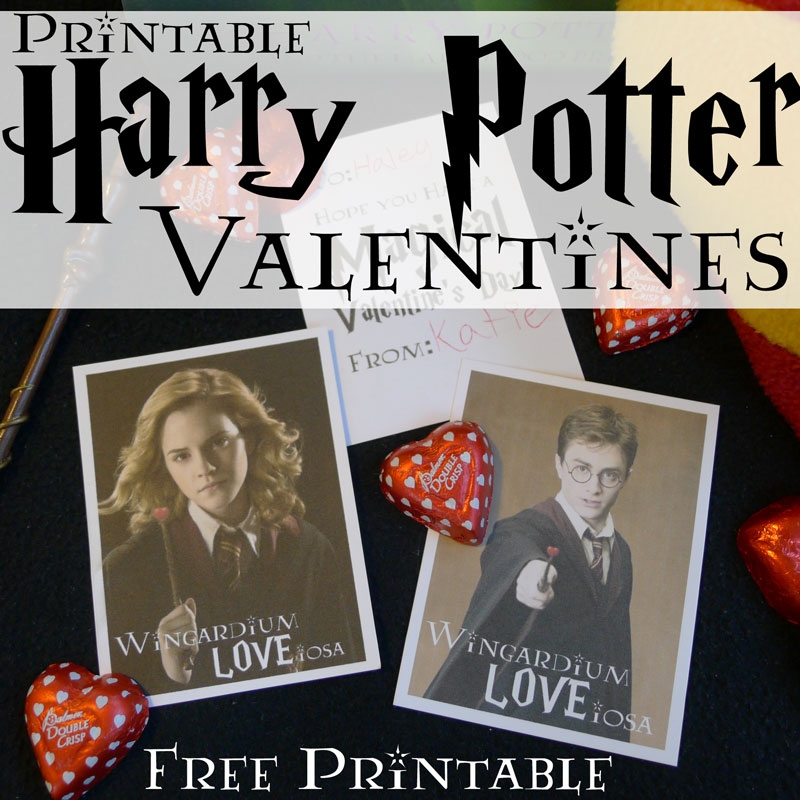 Harry Potter Valentines Free Printables