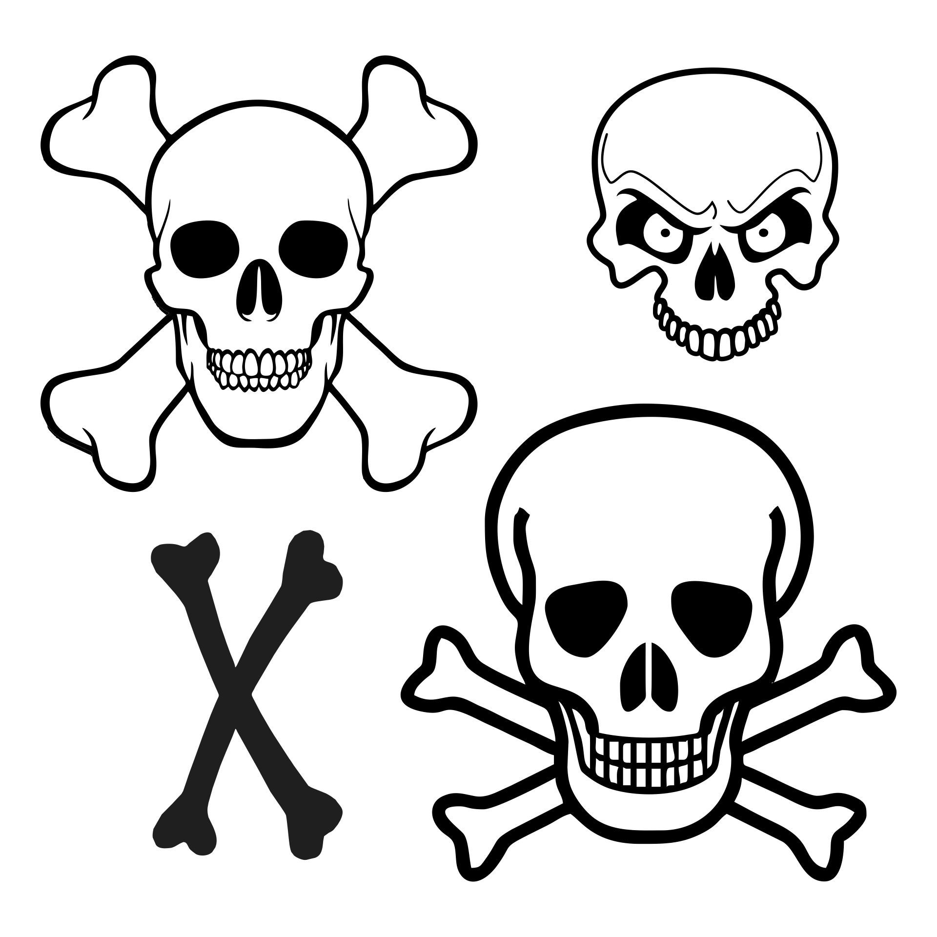 Pirate Skull And Crossbones 16 Free PDF Printables Printablee