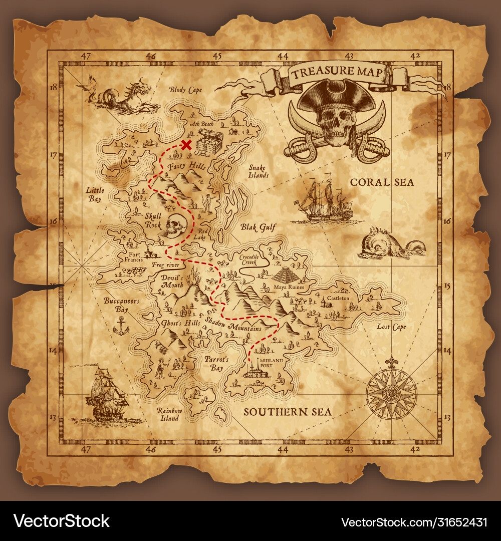 Free Pirate Treasure Map Printables