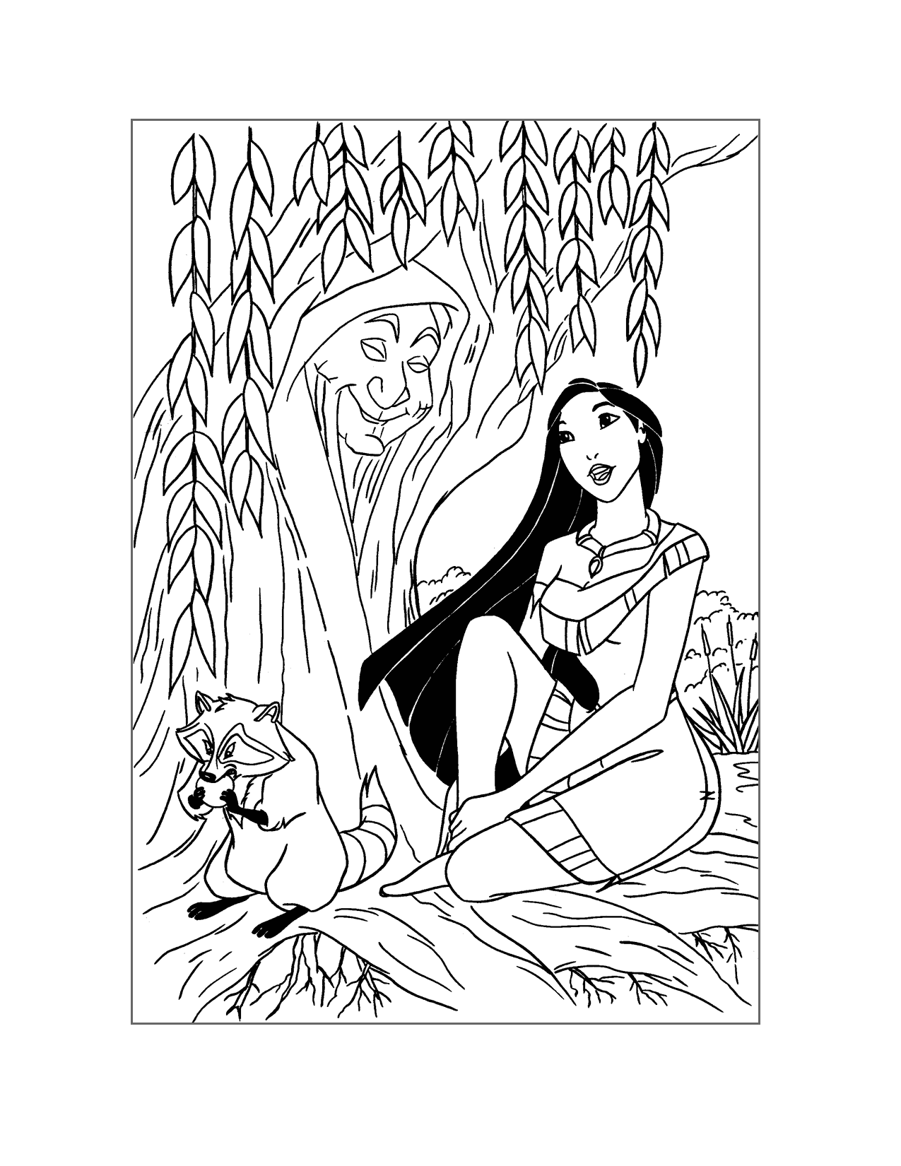 Pocahontas Coloring Pages Printable Coloring Pages