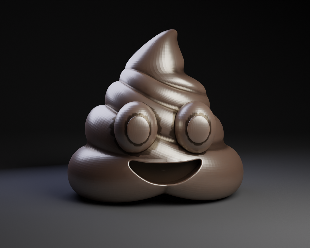 Poop Emoji By Peter Farell Download Free STL Model Printables