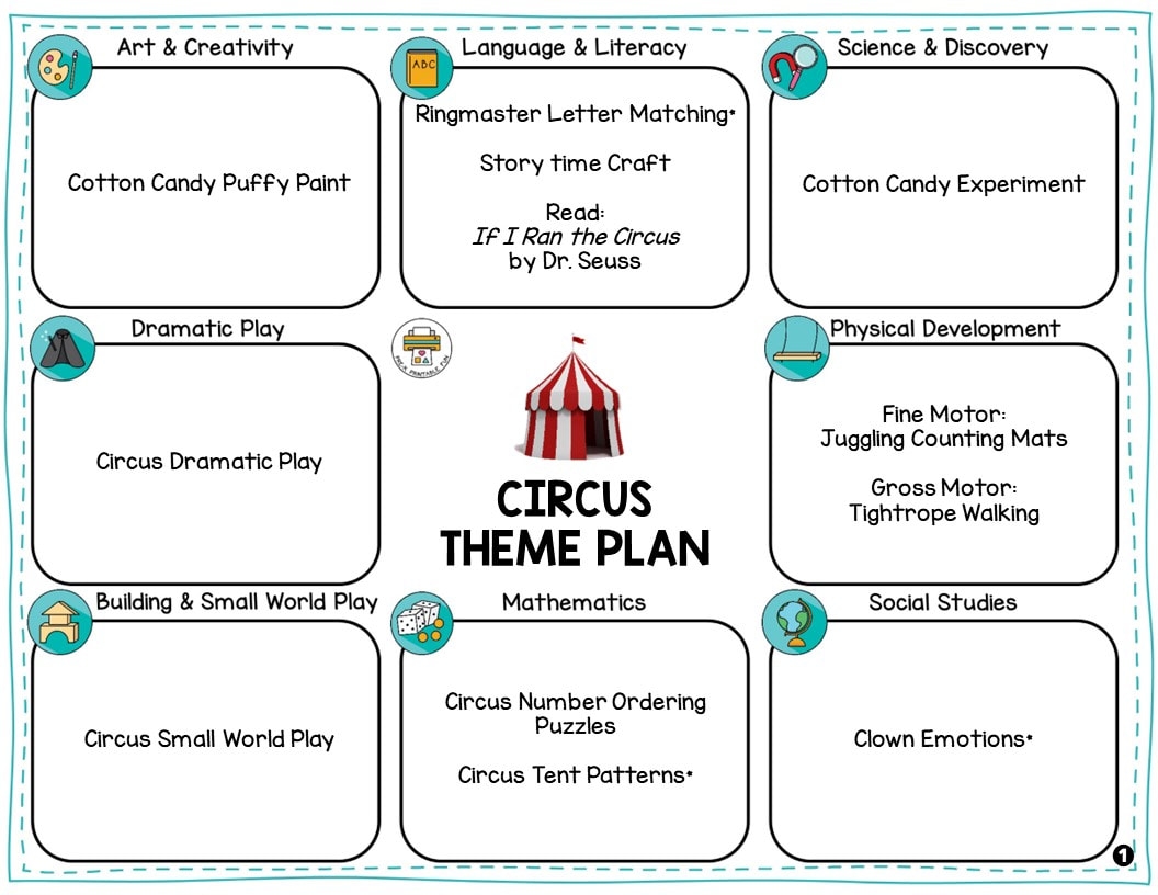 Free Printable Circus Math Worksheets