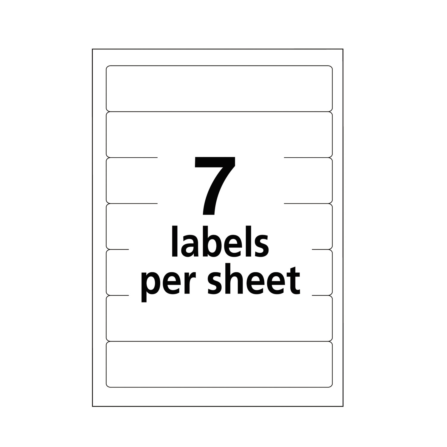 Printable 4 X 6 Permanent File Folder Labels 0 69 X 3 44 White 7 Sheet 36 Sheets Pack 5202 Louisiana Association For The Blind