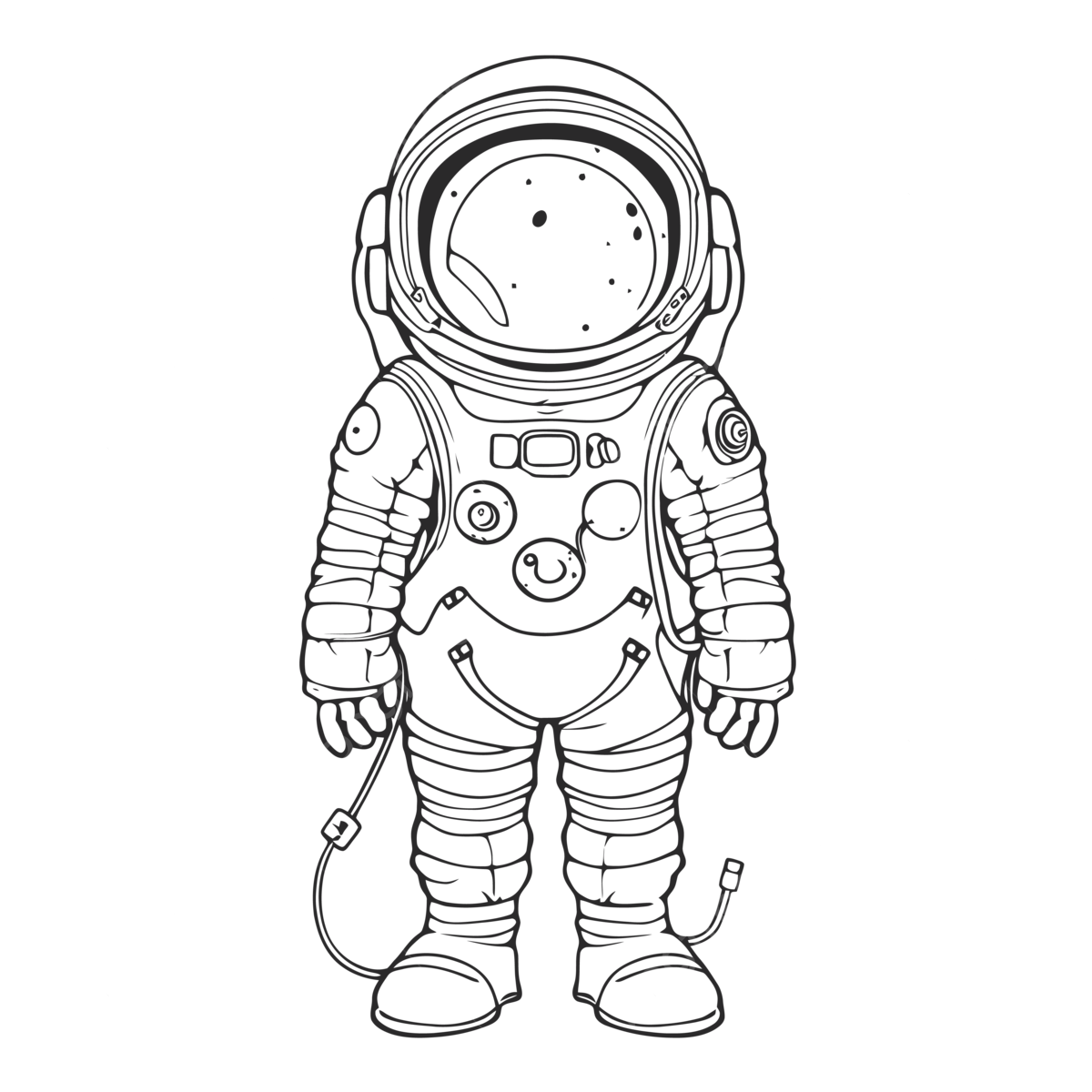 Printable Astronaut Coloring Pages Astronaut Coloring Pages Outline Sketch Drawing Vector Astronaut Drawing Wing Drawing Ring Drawing PNG And Vector With Transparent Background For Free Download